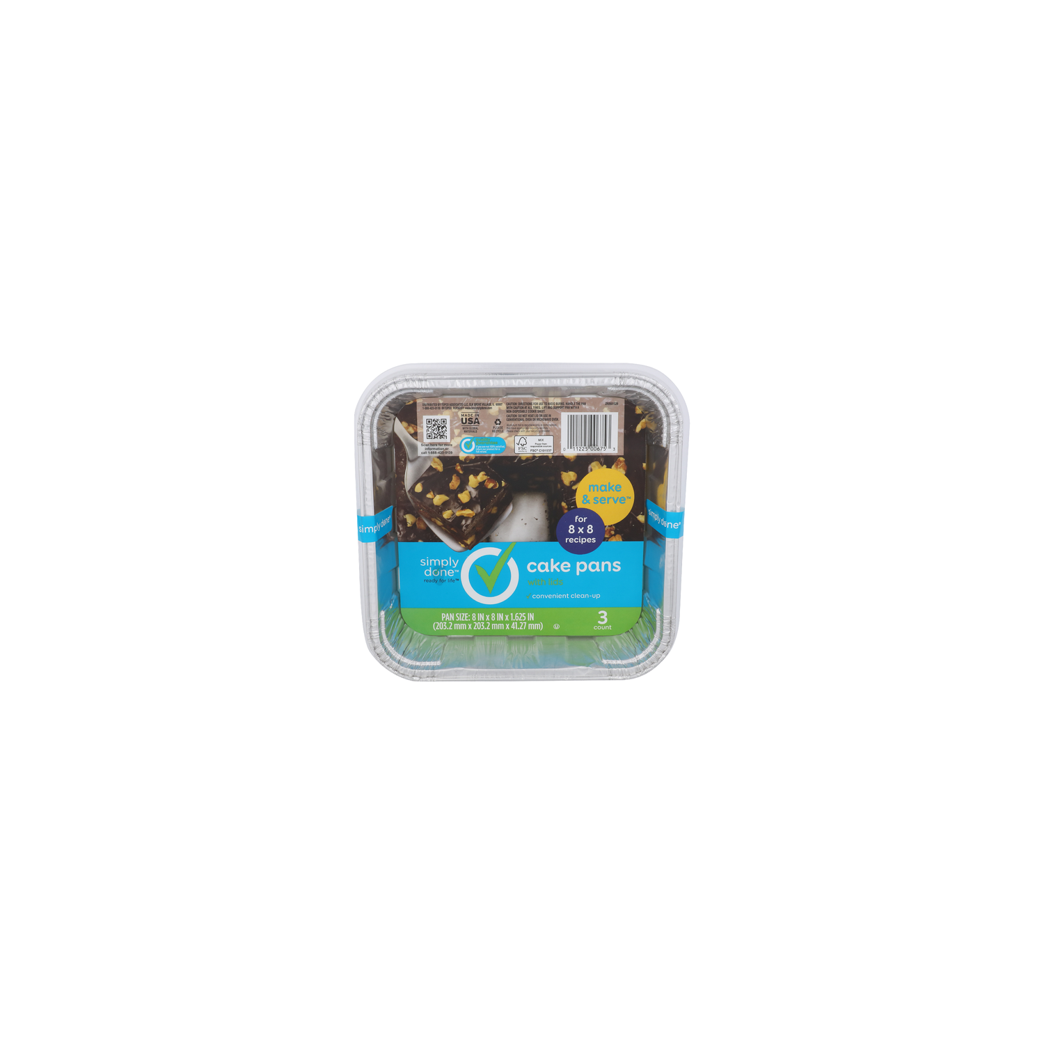 Simply Done With Lids Cake Pans - 3 Count Image 1 of 2