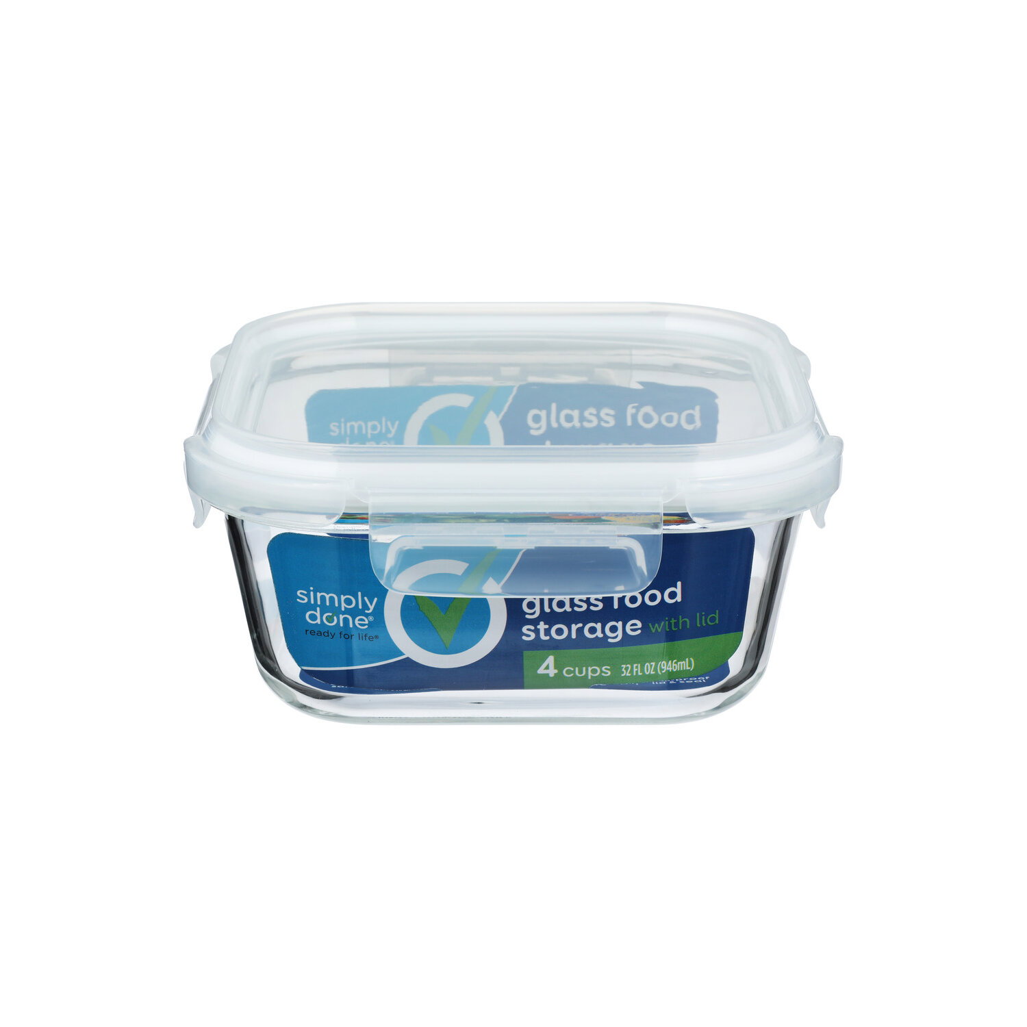 Simply Done Glass Food Storage With Lids - 1 Count Image 1 of 2