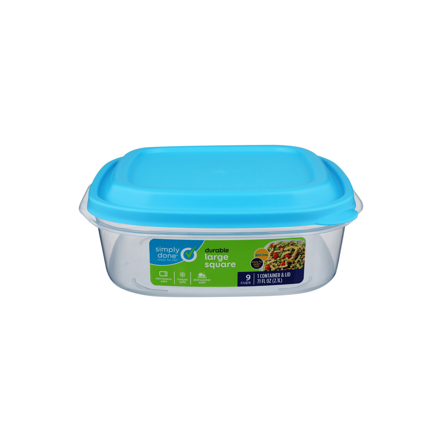 Simply Done Durable Large Square Container & Lid - 1 Count Image 1 of 2
