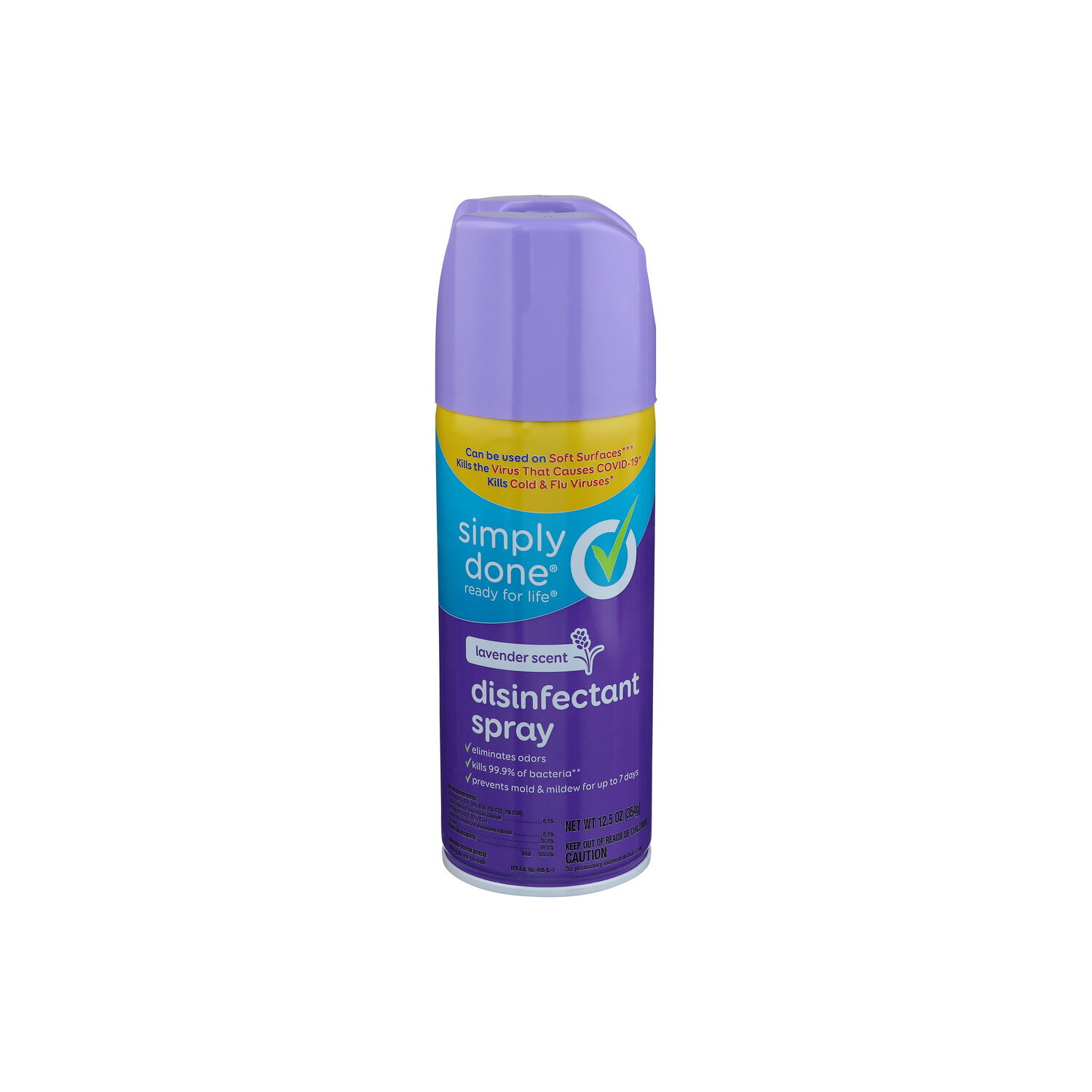 Simply Done Lavender Scent Disinfectant Spray - 12.5 Ounce Image 1 of 3