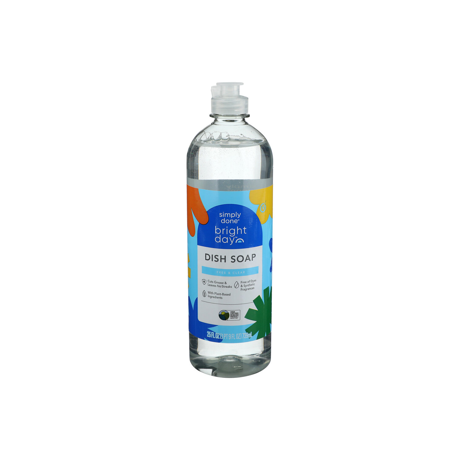 Simply Done Bright Day Free & Clear Dish Soap - 25 Fluid Ounce Image 1 of 3