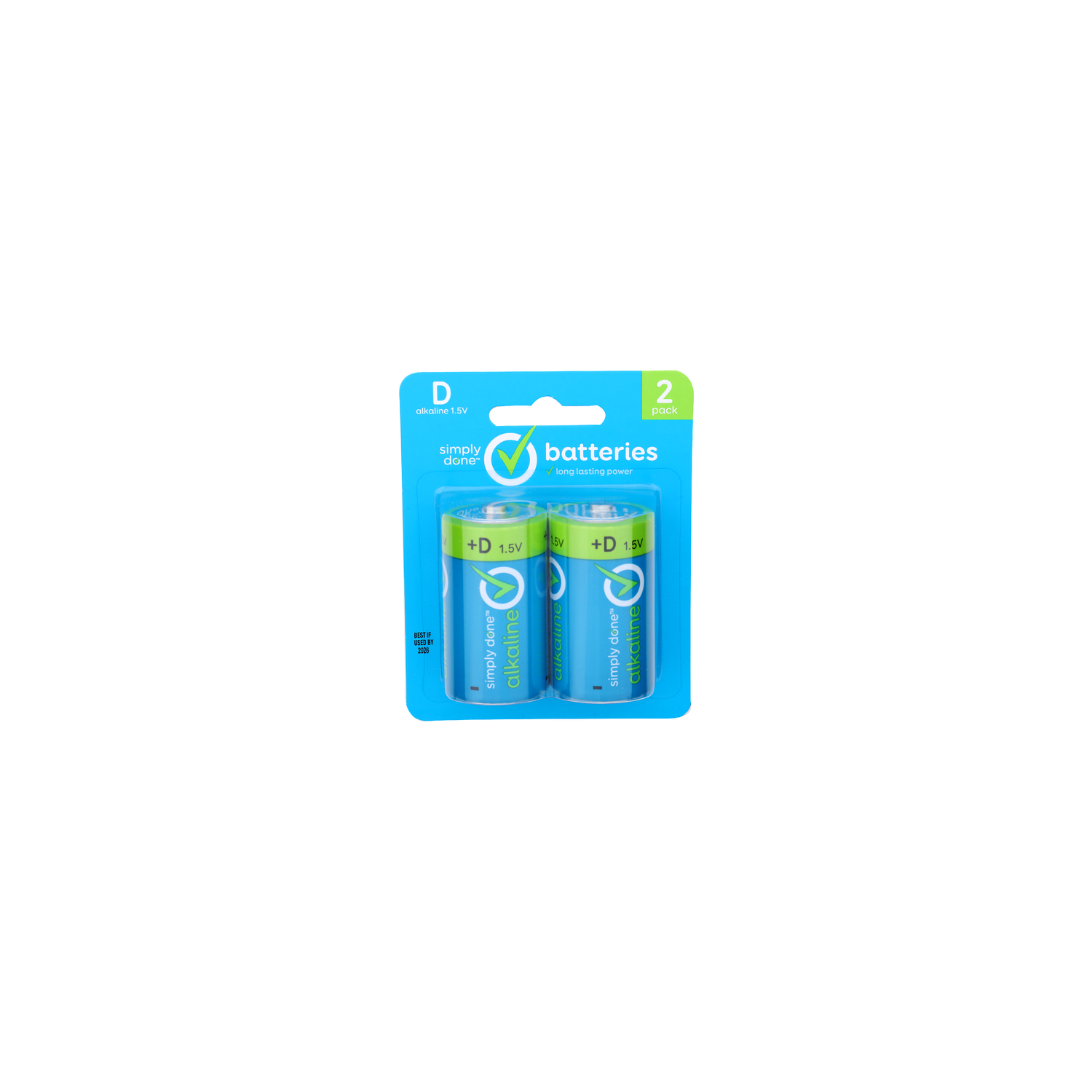 Simply Done Batteries - 2 Count Image 1 of 2