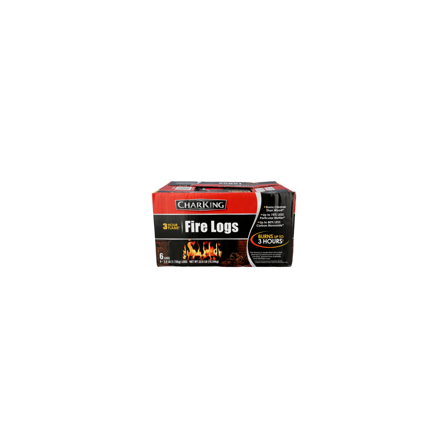 Charking Fire Logs - 3.8 Ounce - 6 Count Image 1 of 2