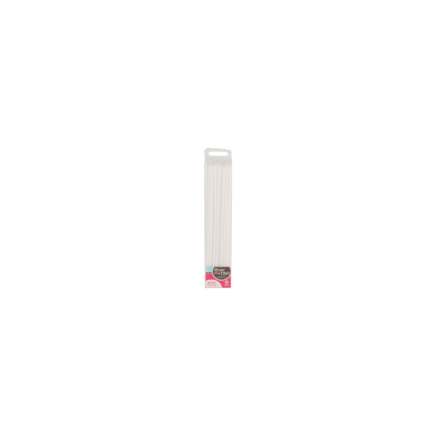 Over The Top Decorating Essentials Glitter Candles - 36 Count Image 1 of 2
