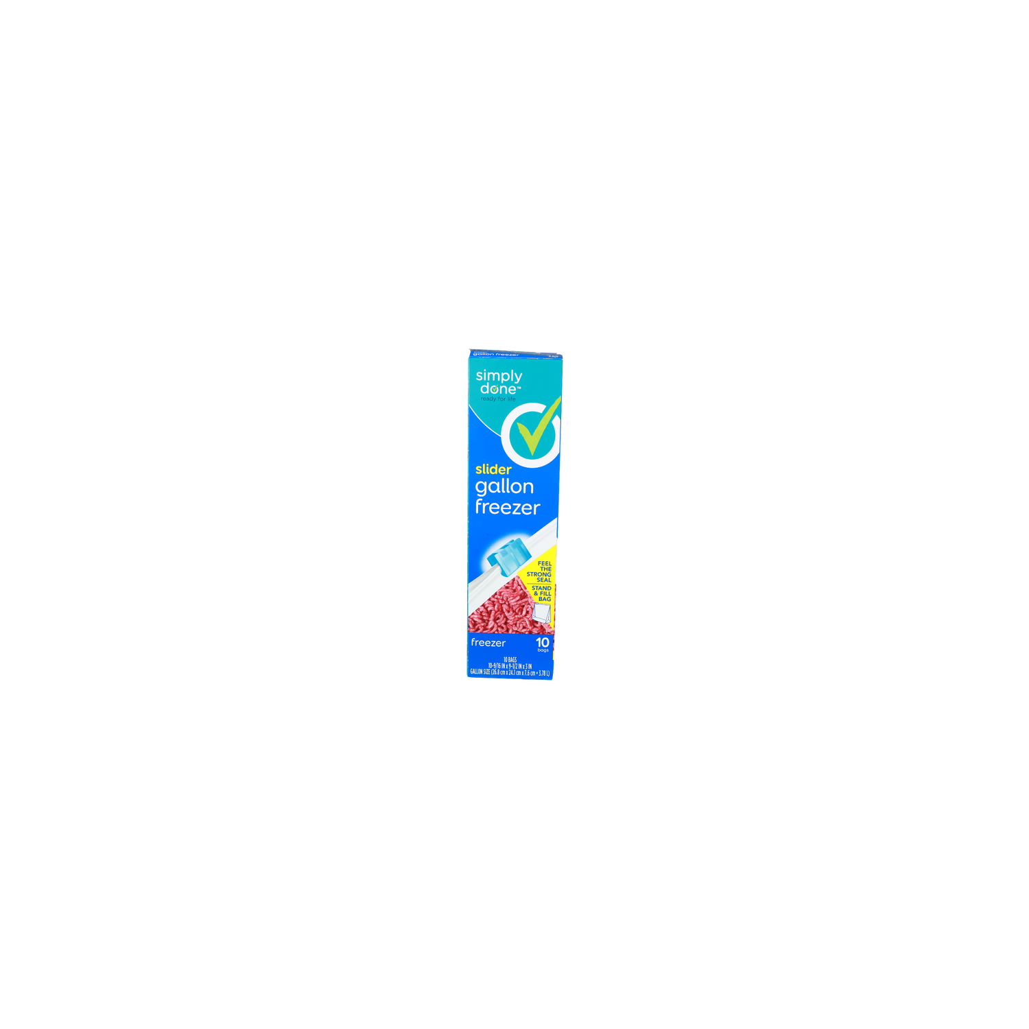 Simply Done Slider Gallon Freezer - 10 Count Image 1 of 2
