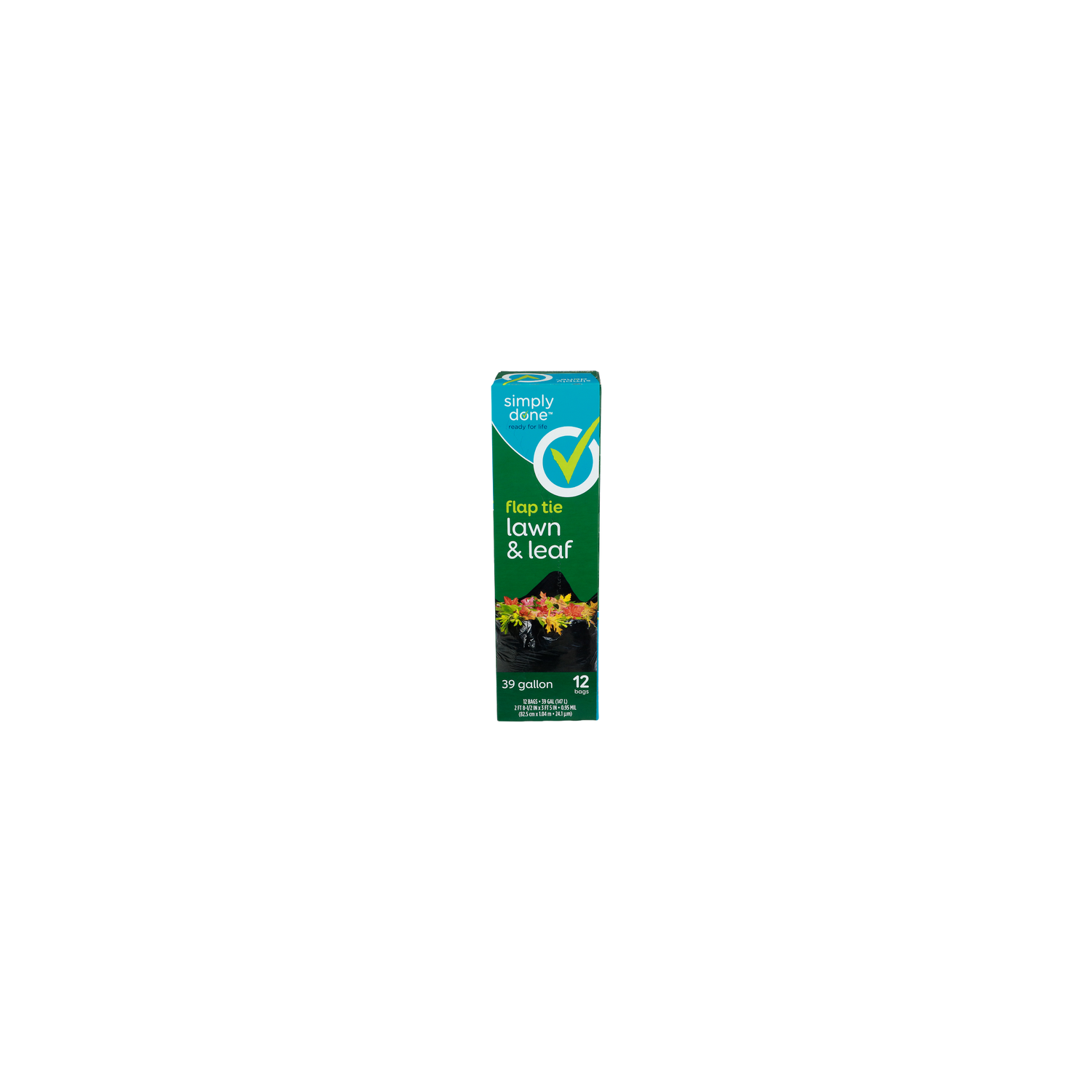 Simply Done Lawn & Leaf Flap Tie - 39 Gallon - 12 Count Image 1 of 2