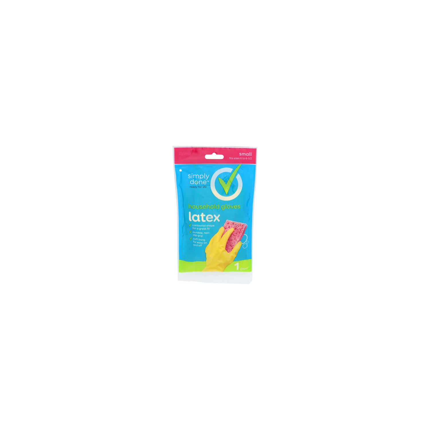 Simply Done Small Household Gloves - 1 Count Image 1 of 2