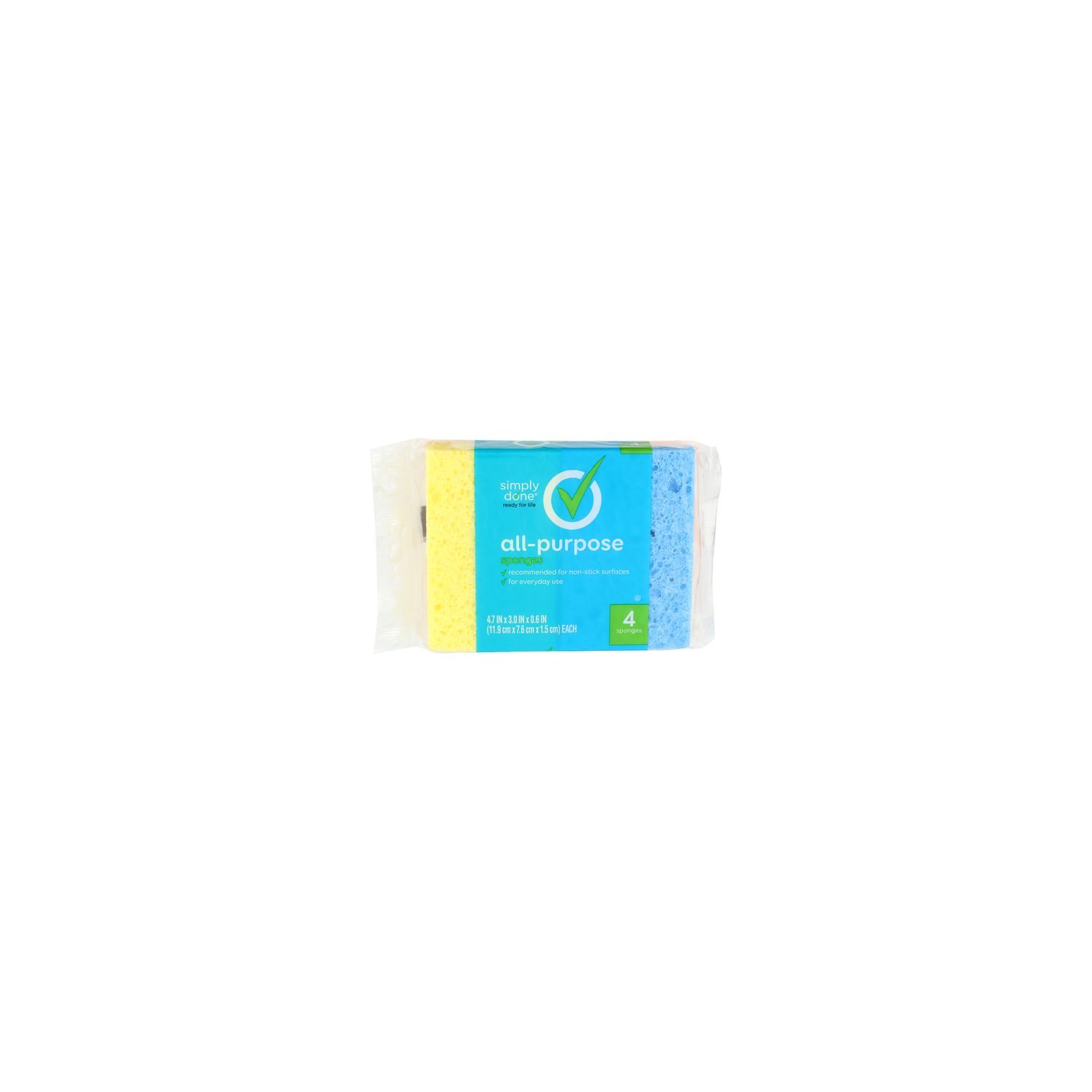 Simply Done All-Purpose Sponges - 4 Count Image 1 of 2