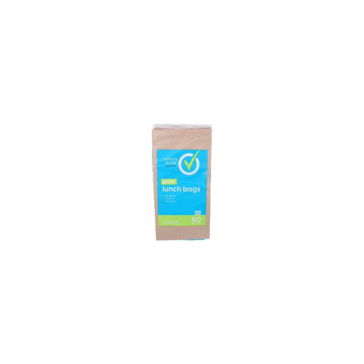 Simply Done Giant Lunch Bags - 50 Count Image 1 of 2