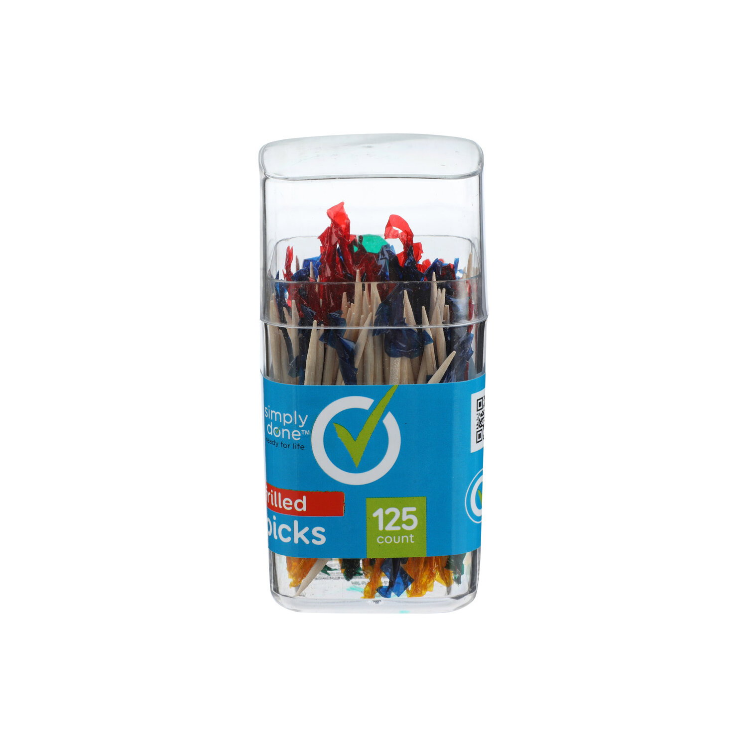 Simply Done Frilled Toothpicks - 125 Count Image 1 of 2