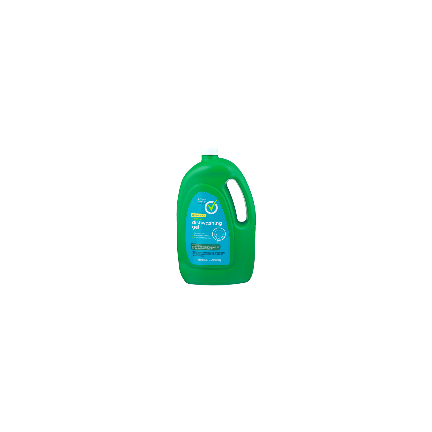 Simply Done Lemon Scent Dishwashing Gel - 75 Ounce Image 1 of 3