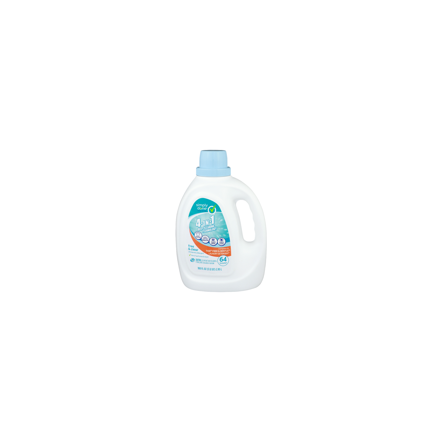 Simply Done 4-In-1 Ultra Laundry Detergent - 100 Fluid Ounce Image 1 of 3