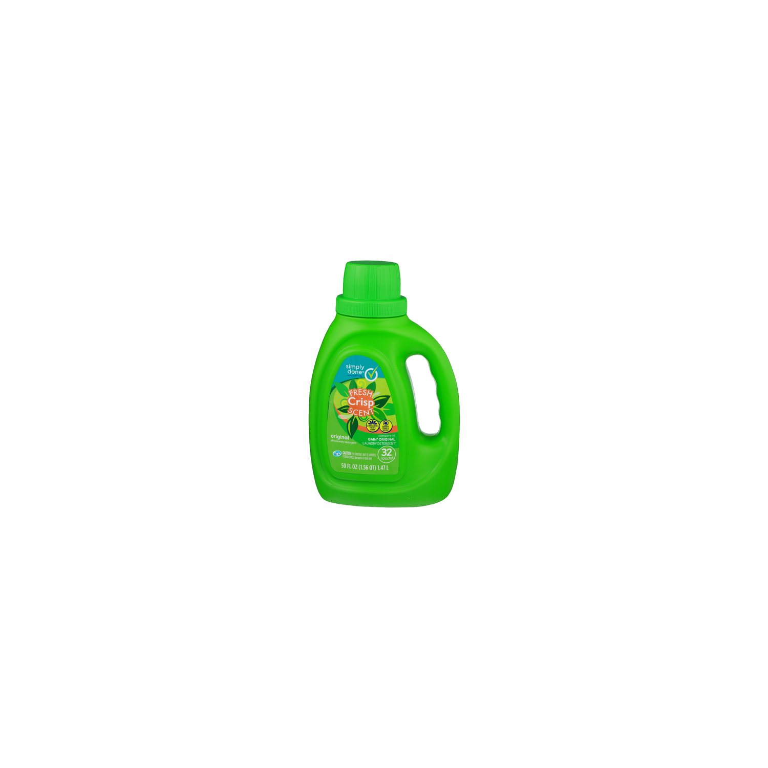 Simply Done Fresh Crisp Scent Ultra Laundry Detergent - 1.563 Fluid Ounce - 32 Count Image 1 of 3