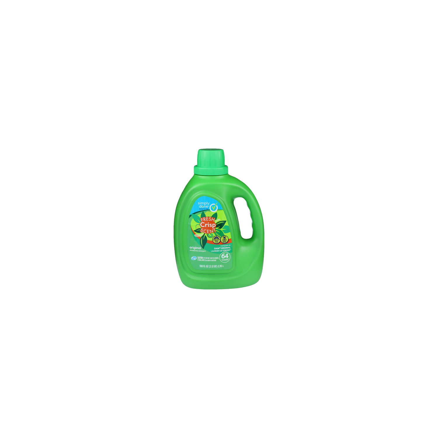 Simply Done Fresh Crisp Scent Original Ultra Laundry Detergent - 1.563 Fluid Ounce - 64 Count Image 1 of 3