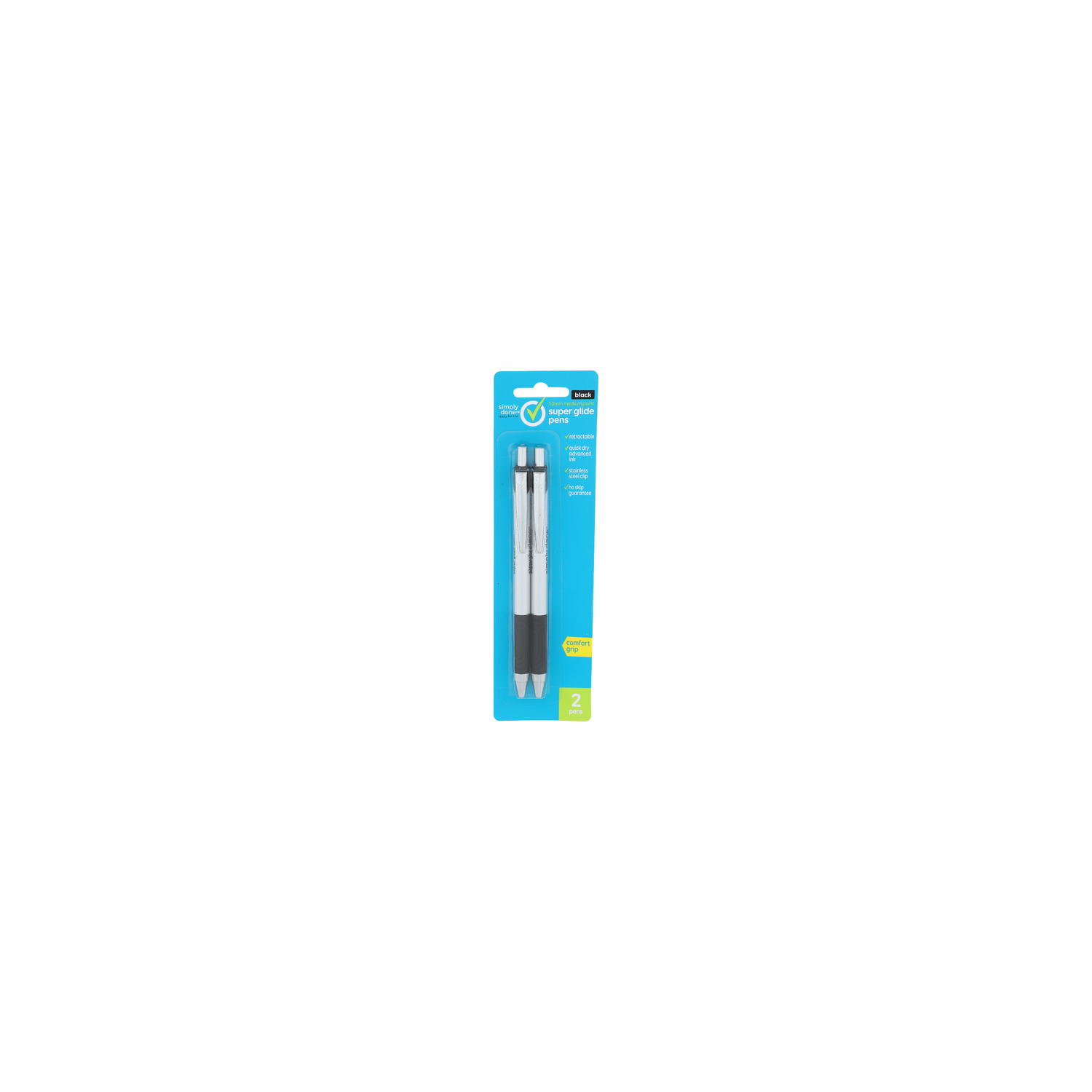 Simply Done Medium Point Super Glide Pens - 2 Count Image 1 of 2