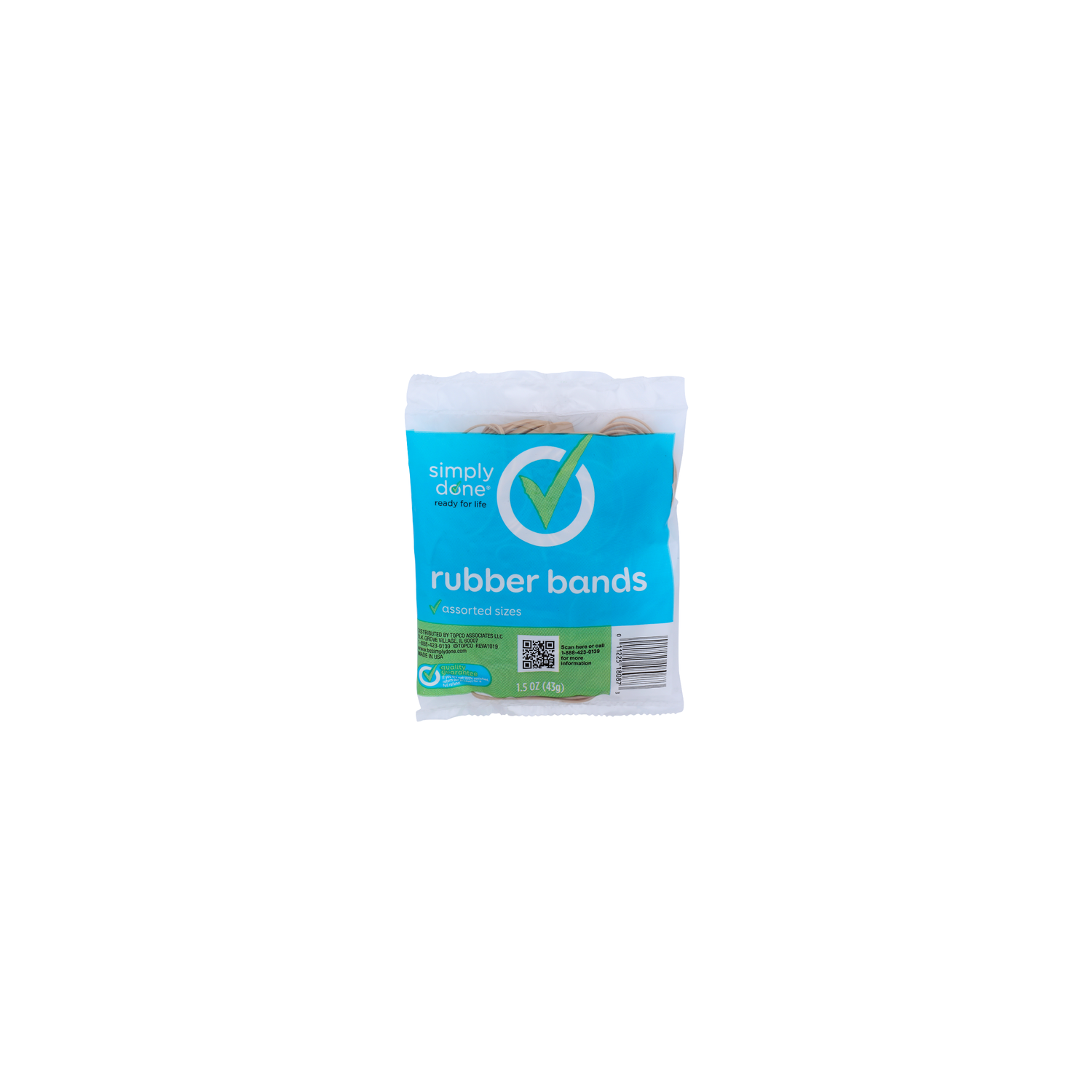 Simply Done Assortted Sizes Rubber Bands - 1.5 Ounce Image 1 of 2