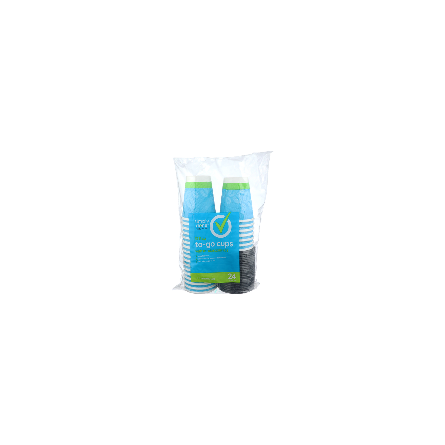 Simply Done To-Go Cups - 12 Fluid Ounce - 24 Count Image 1 of 2