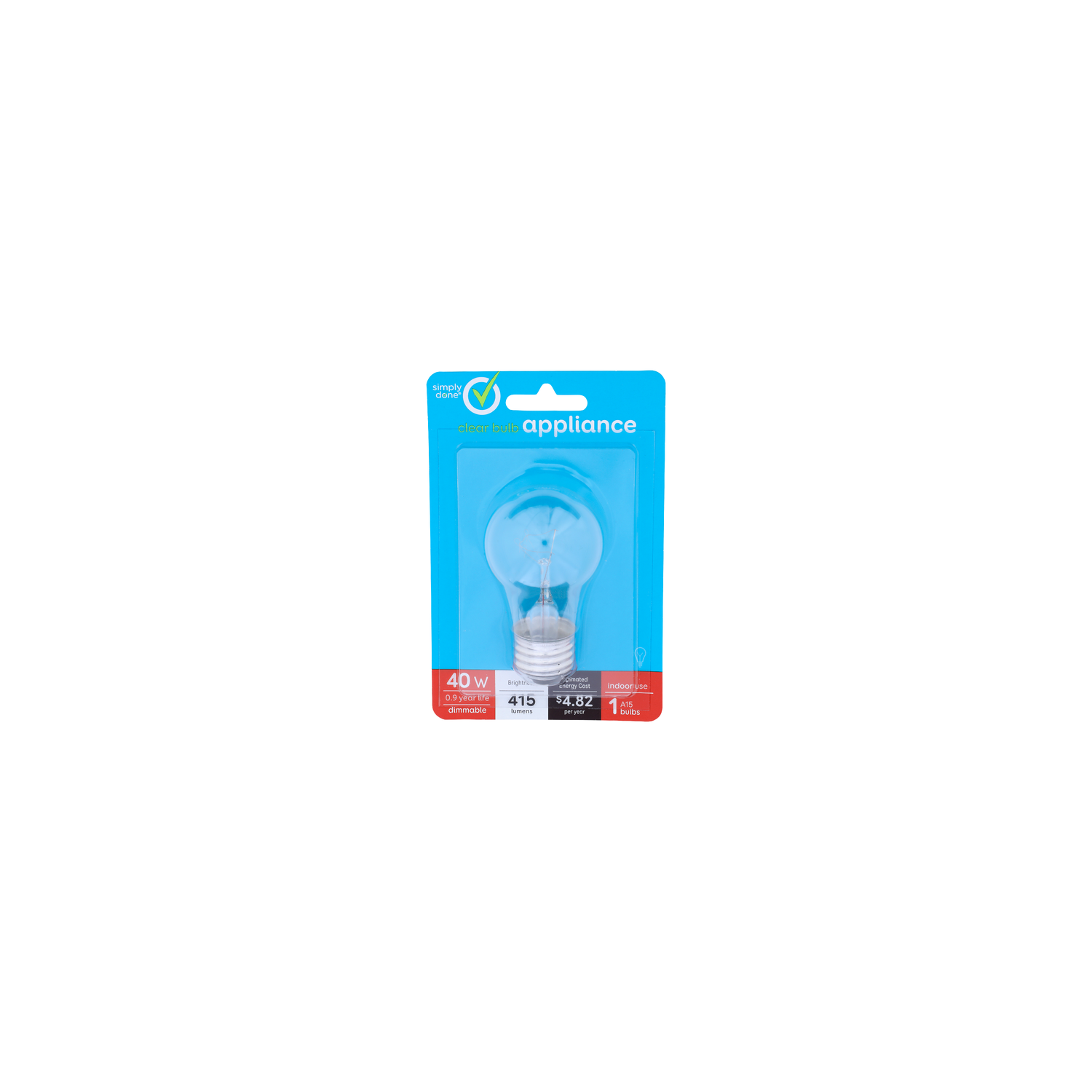 Simply Done Clear Bulb - 1 Count Image 1 of 3