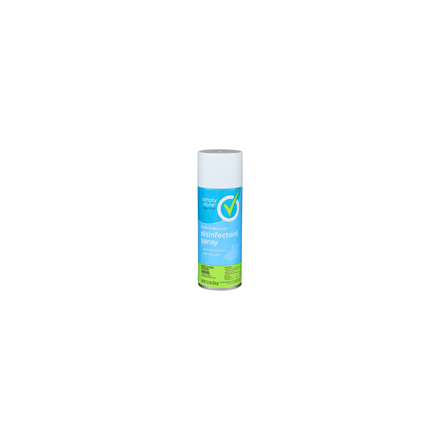 Simply Done Fresh Linen Disinfectant Spray - 12.5 Ounce Image 1 of 3