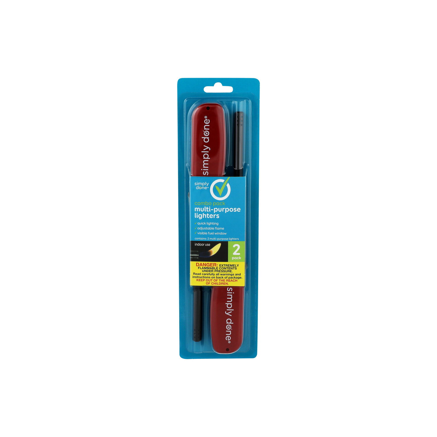 Simply Done Combo Pack Multi Purpose Lighters - 2 Count Image 1 of 2