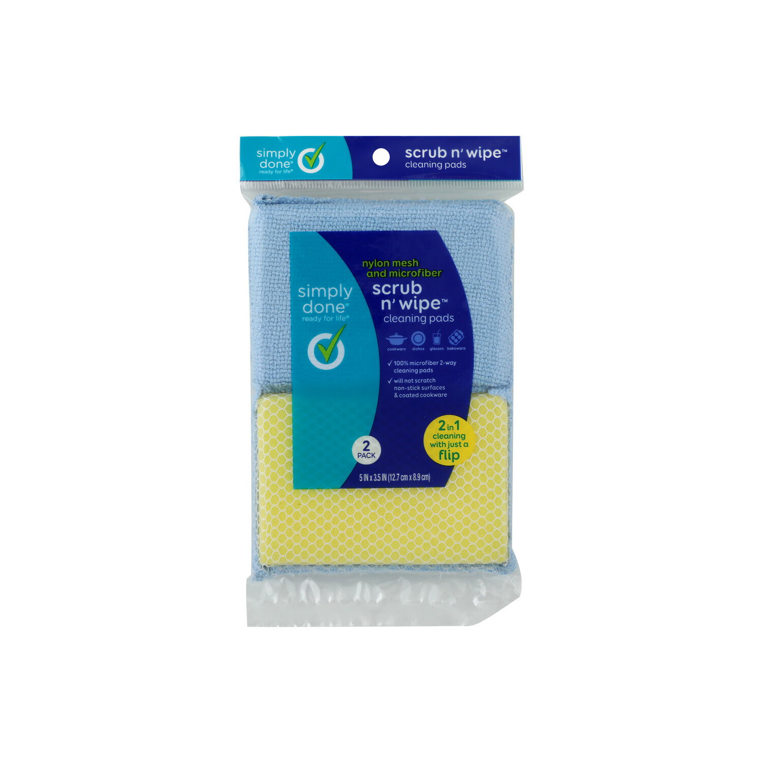 Simply Done Topco Sponge Srub N Wipe - 2 Count Image 1 of 2