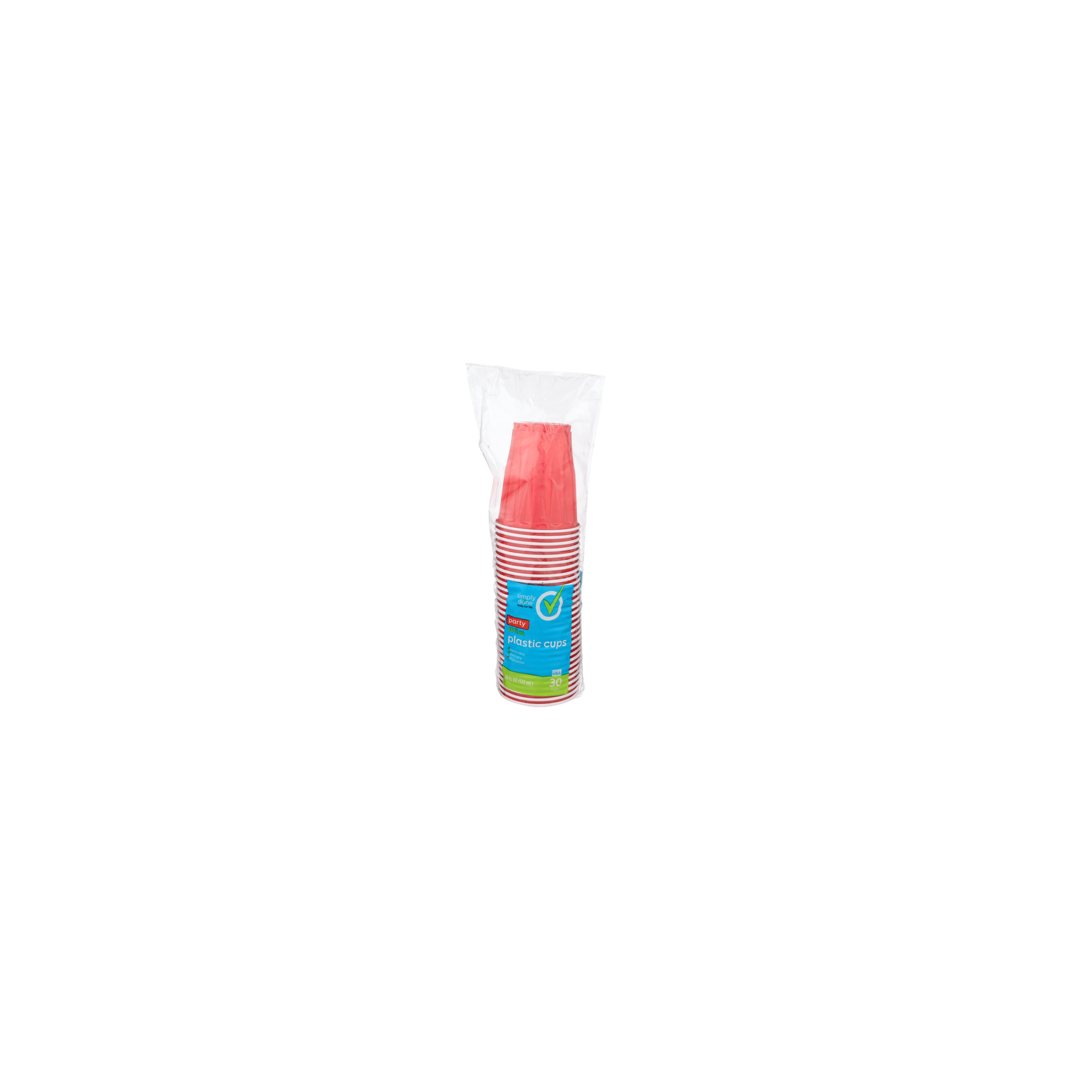Simply Done Party Plastic Cups - 18 Fluid Ounce - 30 Count Image 1 of 2