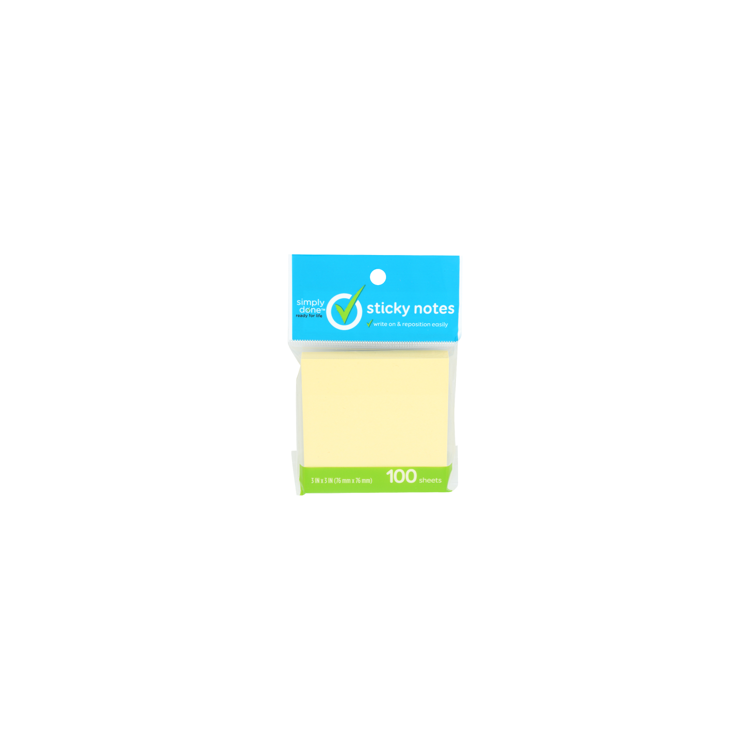 Simply Done Sticky Notes - 100 Count Image 1 of 2