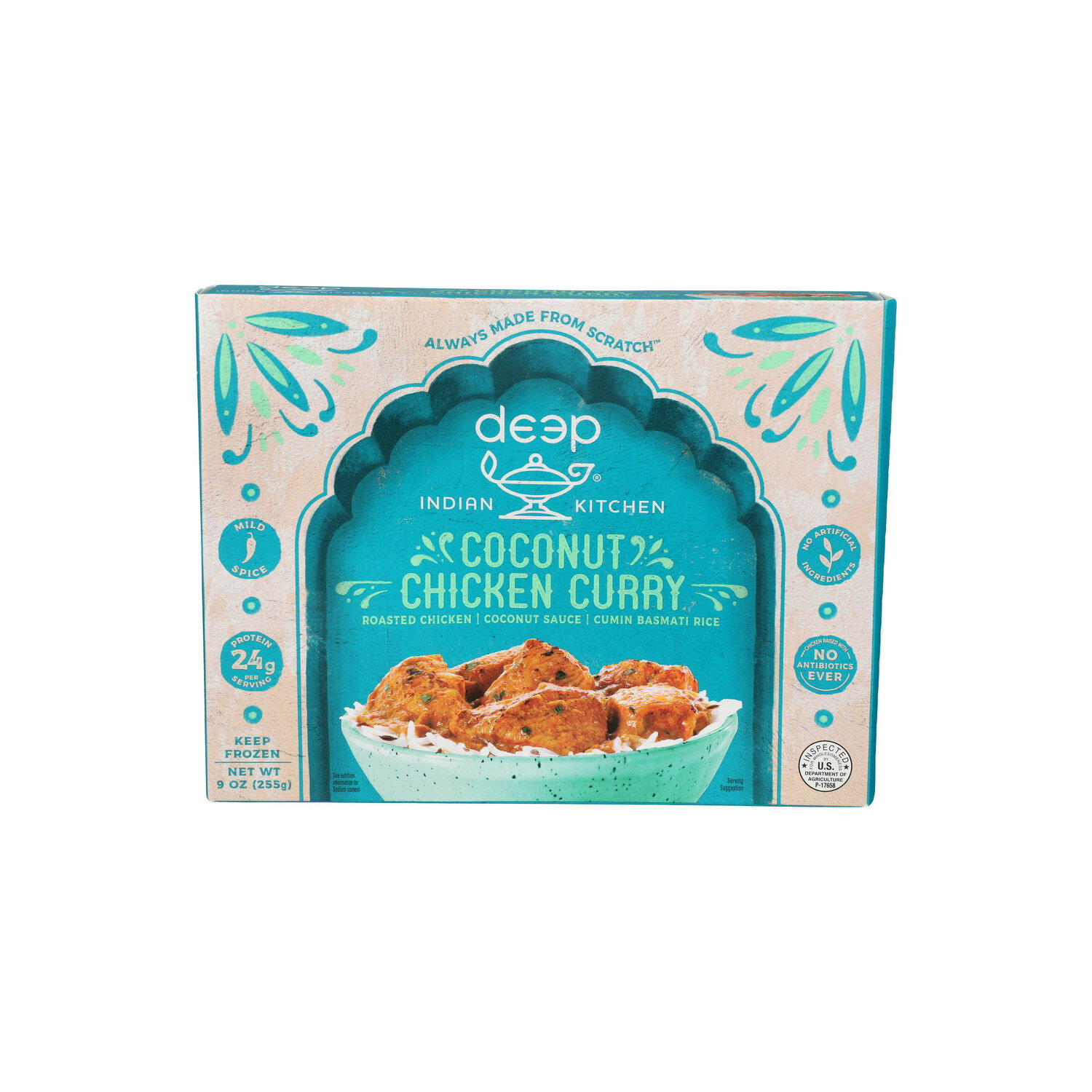 Deep Indian Kitchen Coconut Chicken Korma With Turmeric Rice - 9 Ounce Image 1 of 4