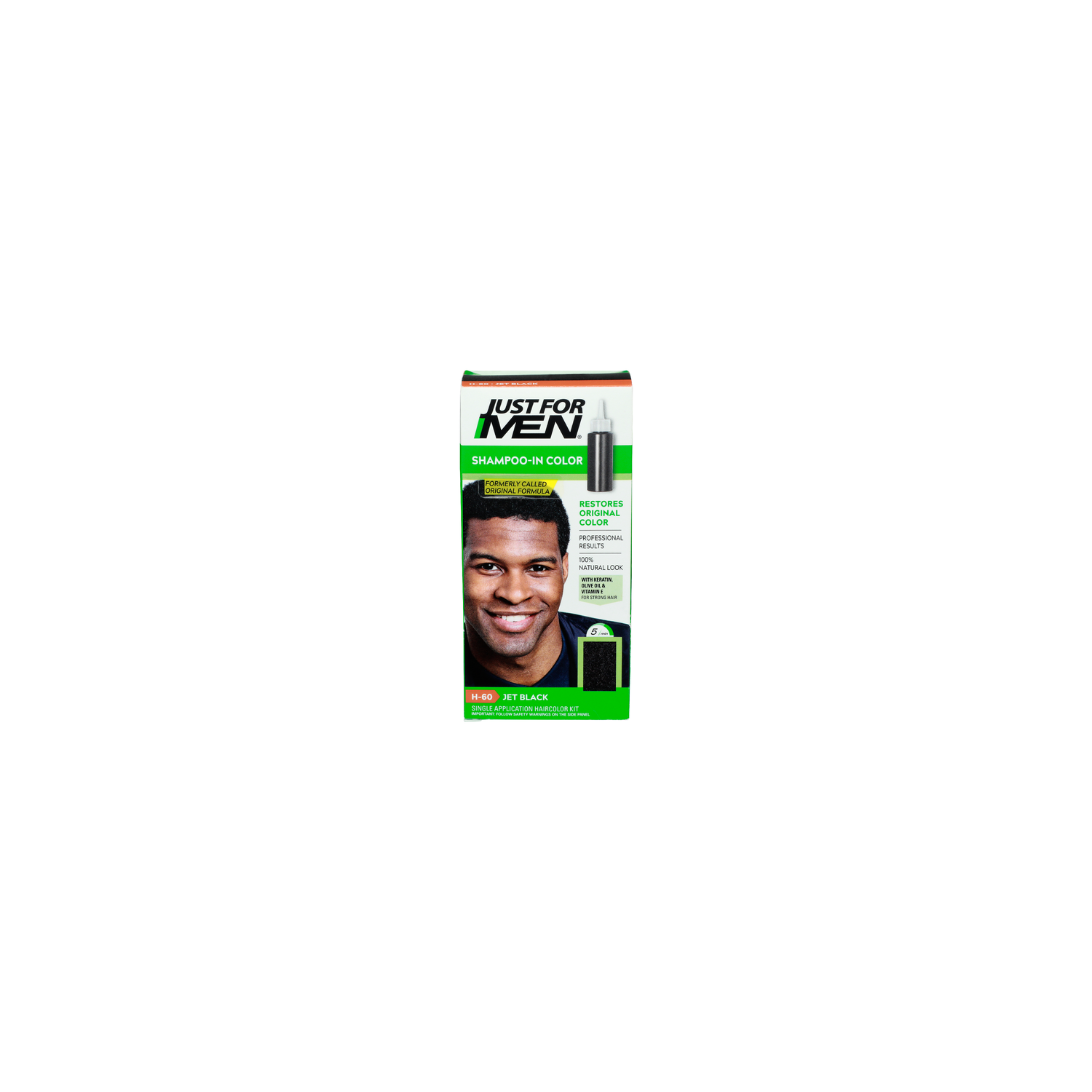 Just For Men H-60 Jet Black Shampoo-In Color - 1 Each Image 1 of 3