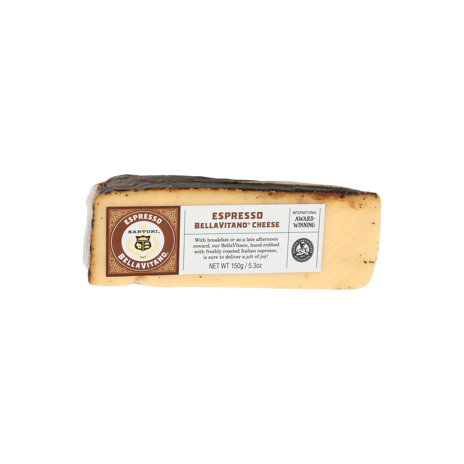Sartori Espresso BellaVitano Cheese Wedge - 150 Gram Image 1 of 4