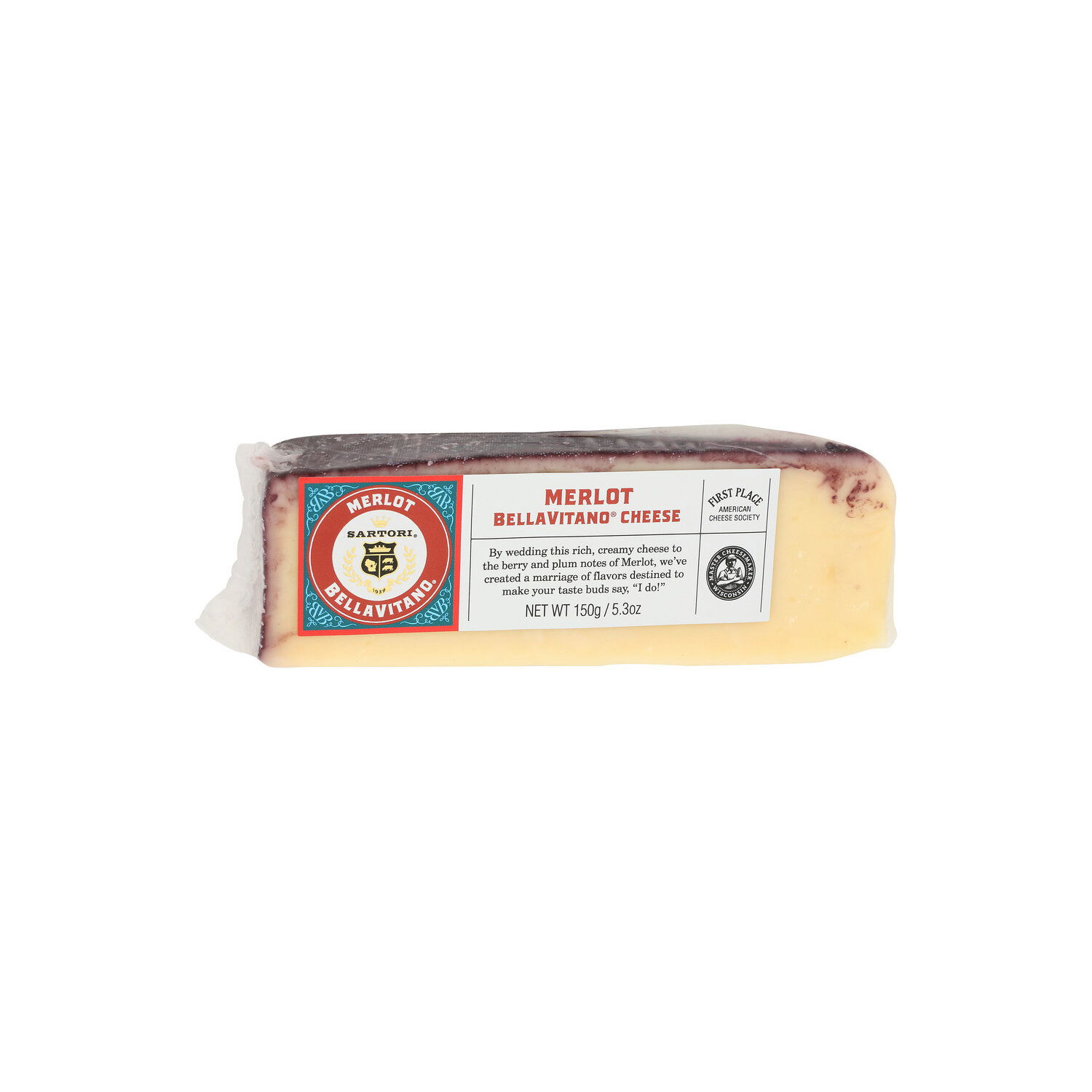 Sartori Reserve Espresso BellaVitano Cheese - 5 Oz Wedge (Case Of 12)