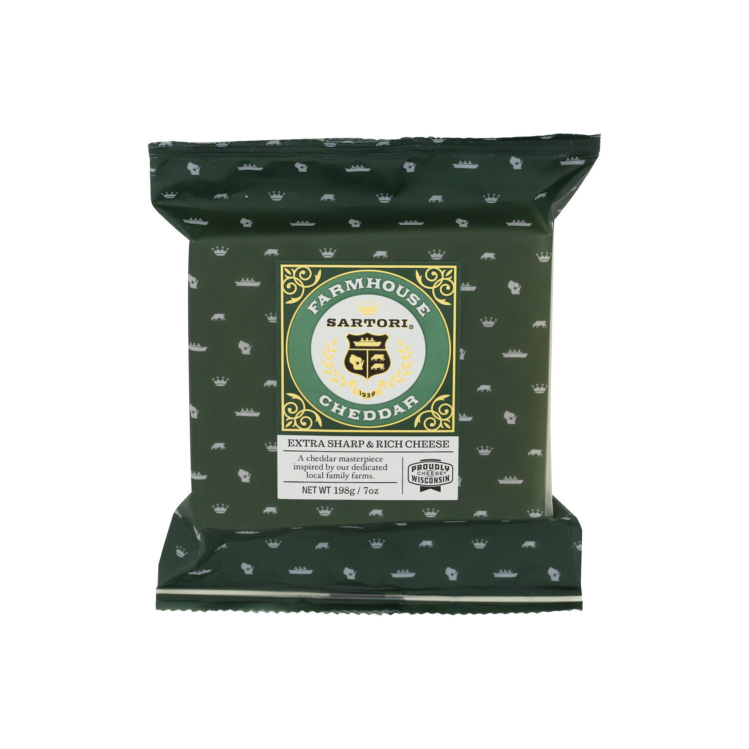 Sartori Brick Cheese Cheddar Farmhouse - 7 Ounce Image 1 of 4