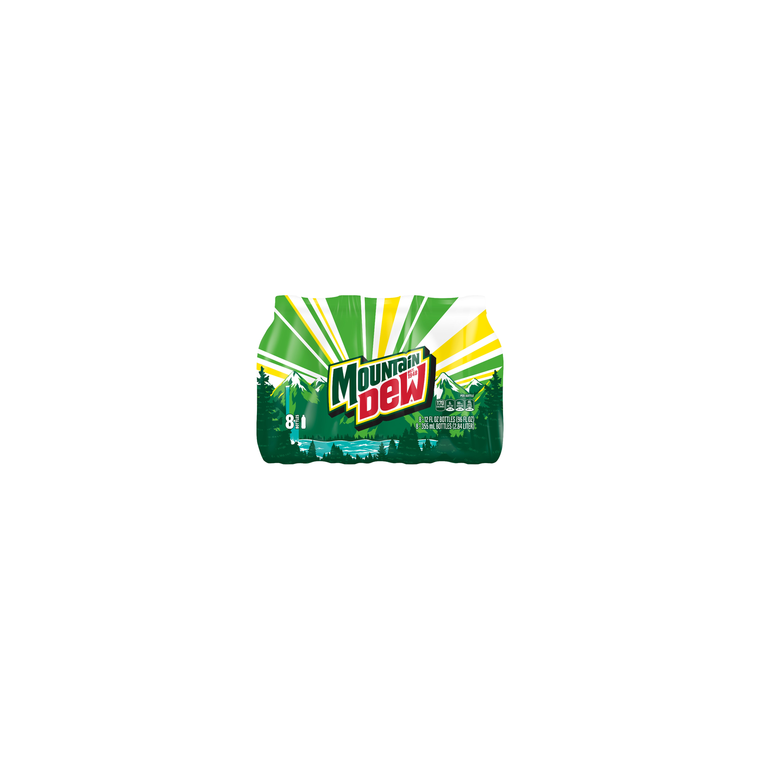 Mountain Dew Soda Citrus - 96 Fluid Ounce