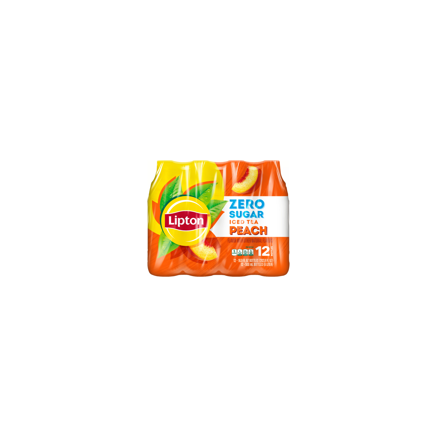 Lipton Zero Sugar Iced Tea Peach - 202.8 Fluid Ounce