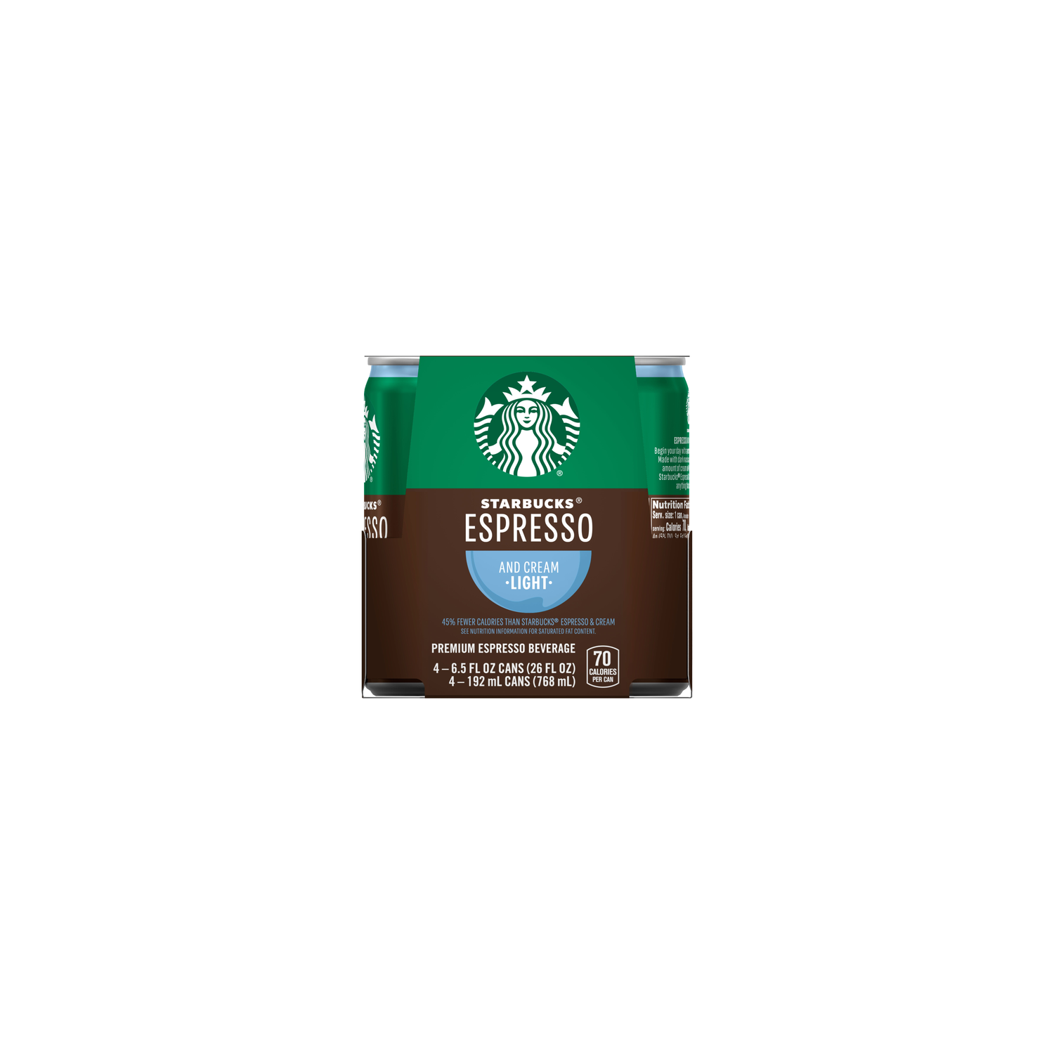 Starbucks Premium Espresso Beverage And Cream Light - 26 Fluid Ounce