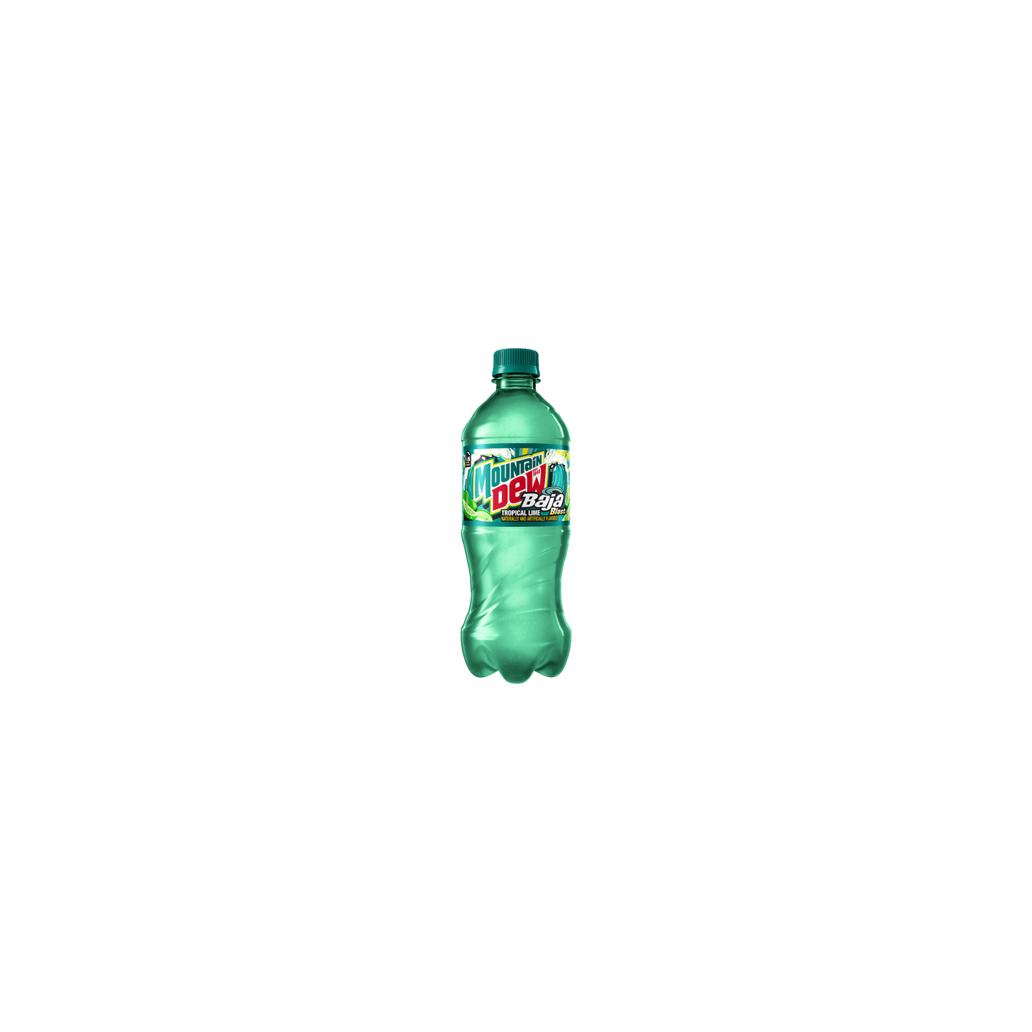 Mountain Dew Baja Blast Soda Tropical Lime - 20 Fluid Ounce