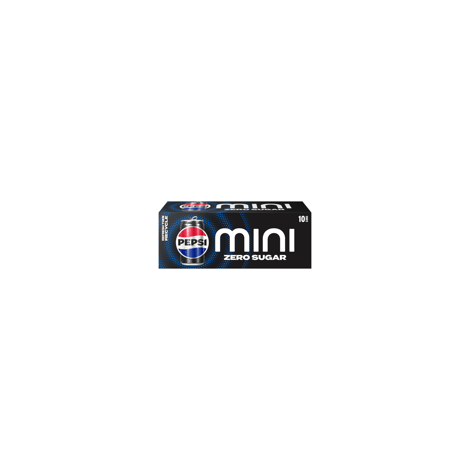 Pepsi Zero Sugar Mini Soda Cola - 75 Fluid Ounce