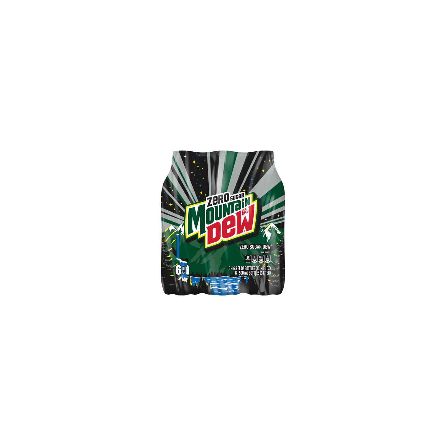 Mountain Dew Zero Sugar Soda Citrus X - 101.4 Fluid Ounce