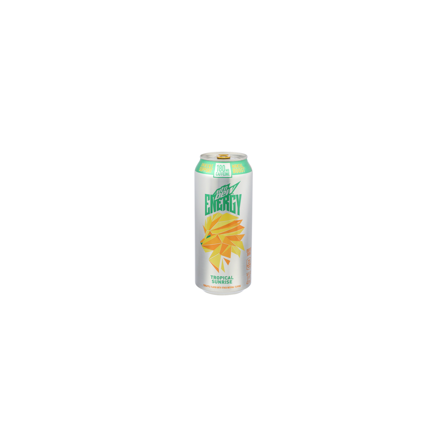 Mtn Dew Energy Tropical Sunrise Drink - 16 Fluid Ounce Image 1 of 4