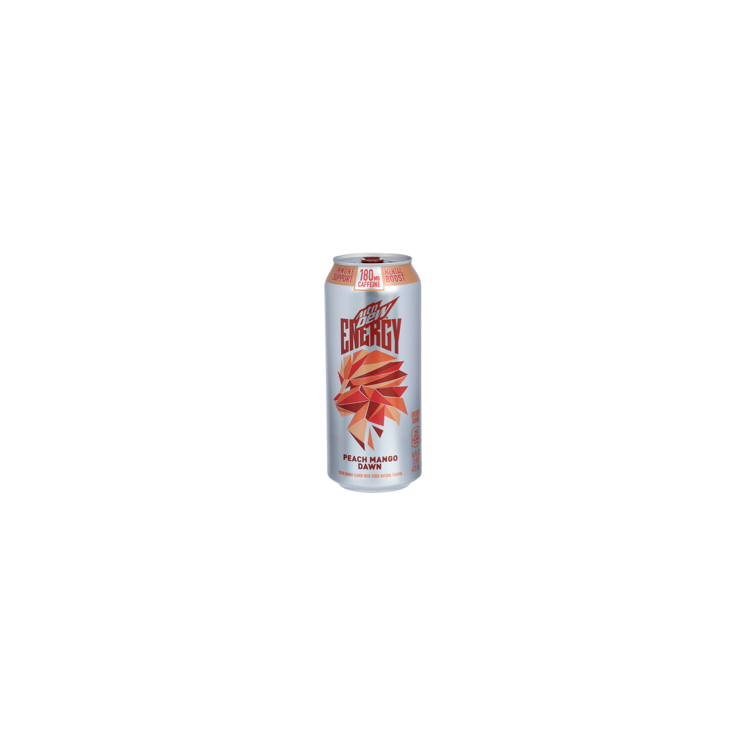 Mtn Dew Energy Peach Mango Dawn Drink - 16 Fluid Ounce Image 1 of 4
