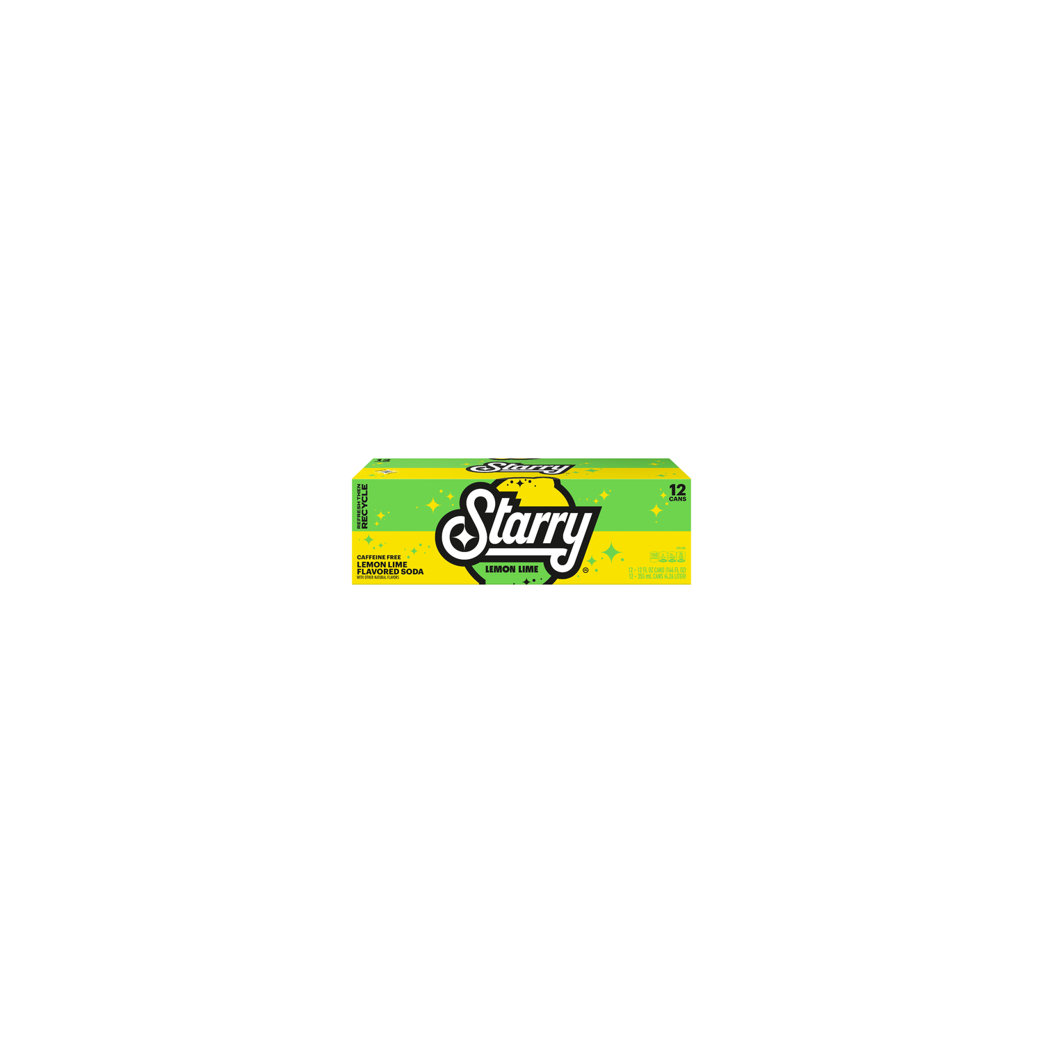 Starry Soda Lemon Lime - 144 Fluid Ounce