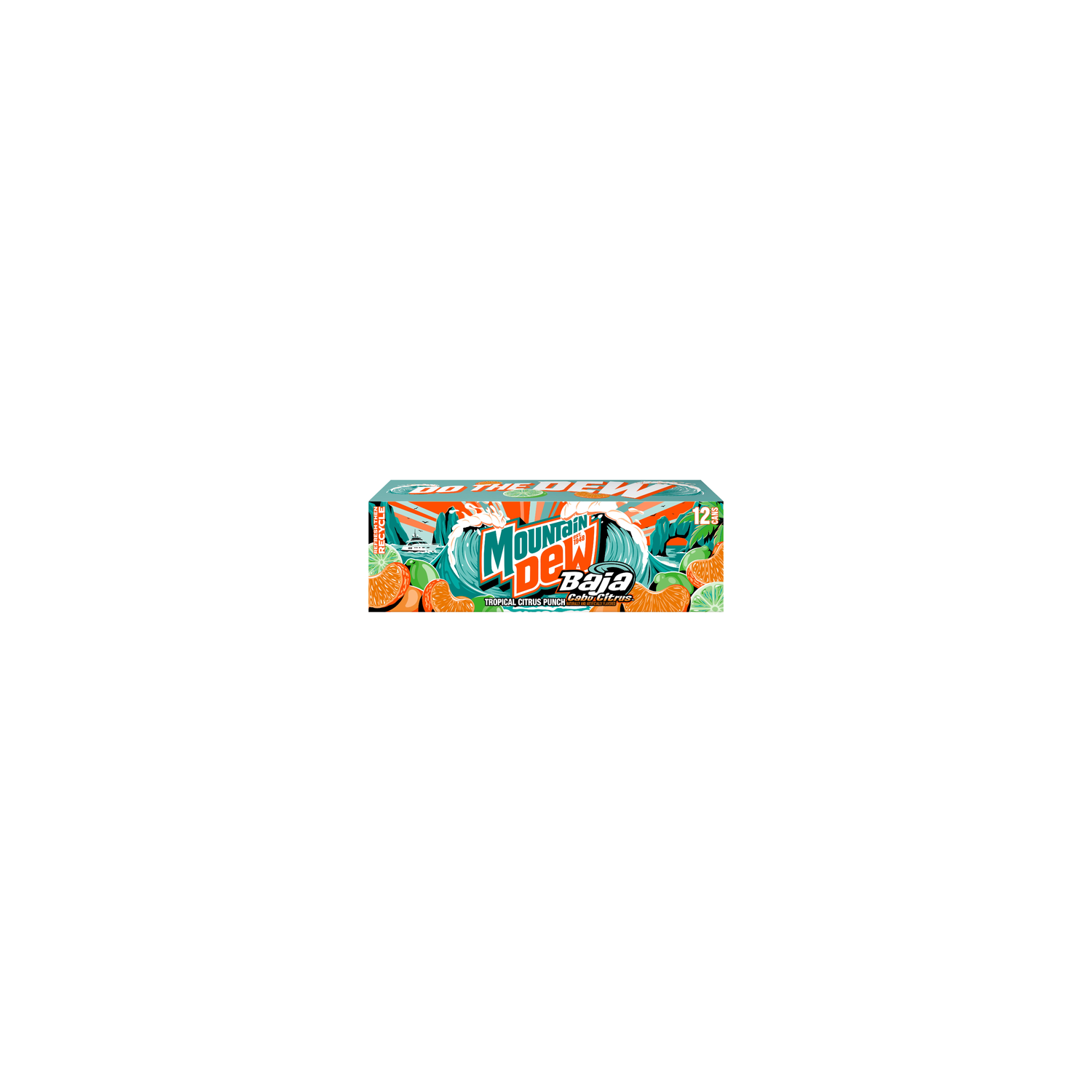 Mountain Dew Baja Cabo Citrus Tropical Punch - 144 Fluid Ounce