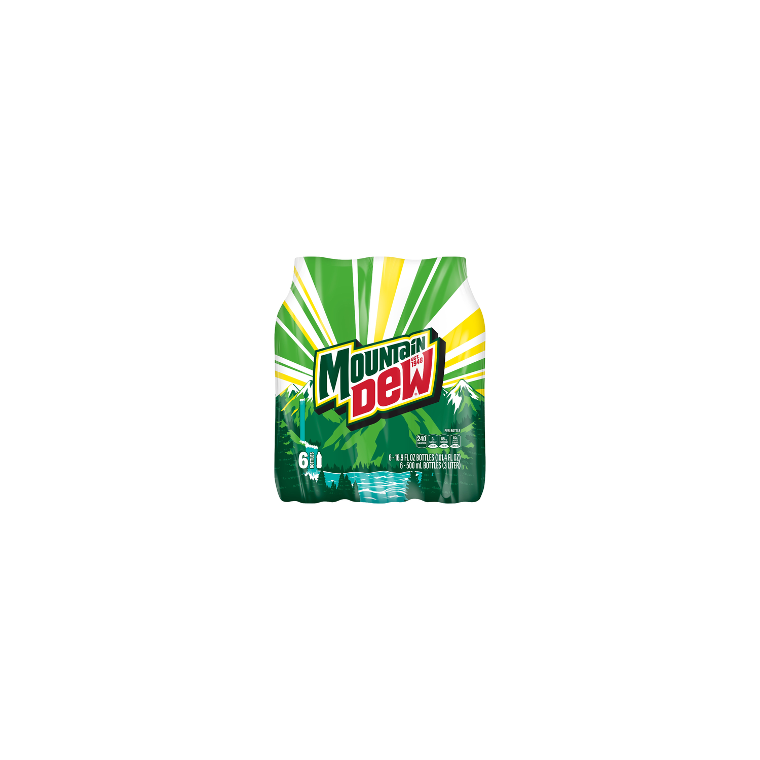 Mountain Dew Soda Citrus - 101.4 Fluid Ounce