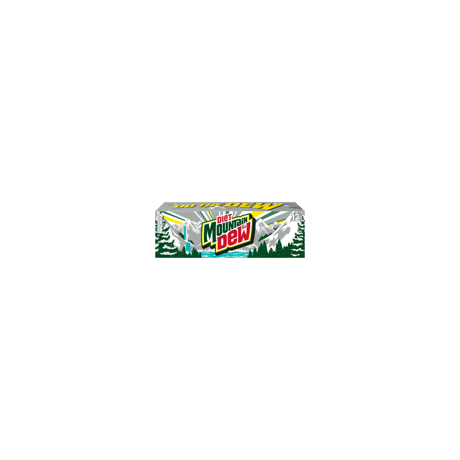 Mountain Dew Diet Soda Citrus - 144 Fluid Ounce