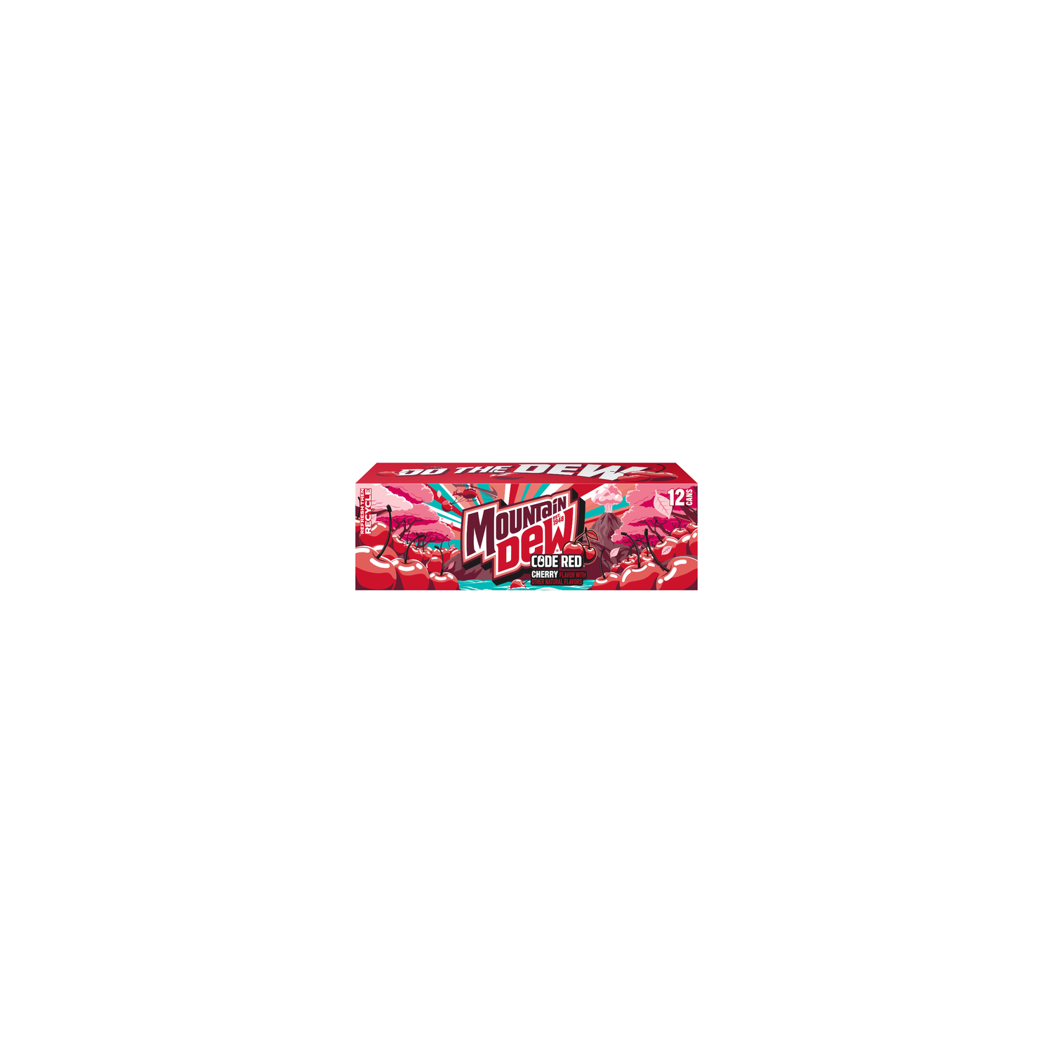 Mountain Dew Code Red Soda Cherry - 144 Fluid Ounce