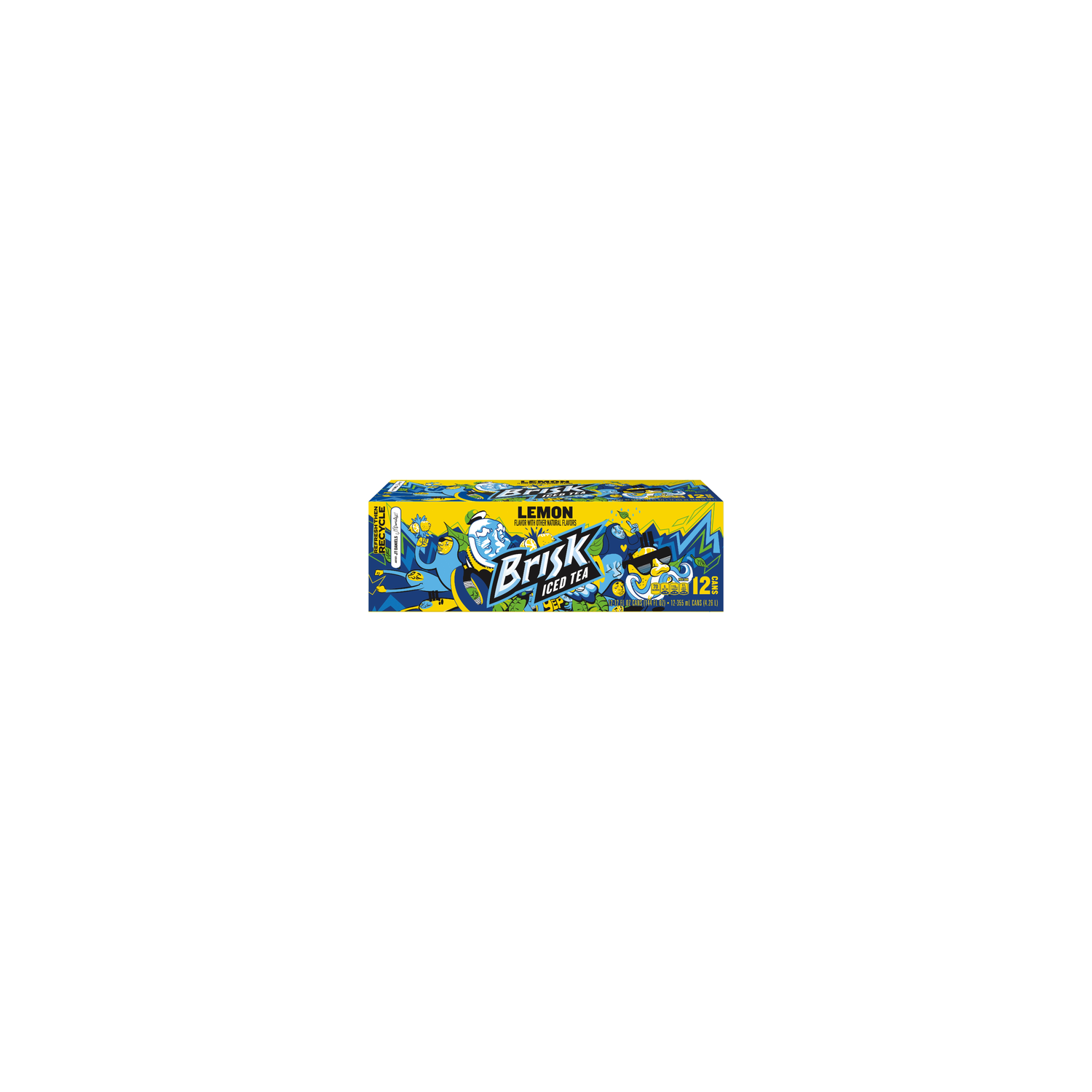 Brisk Iced Tea Lemon - 144 Fluid Ounce