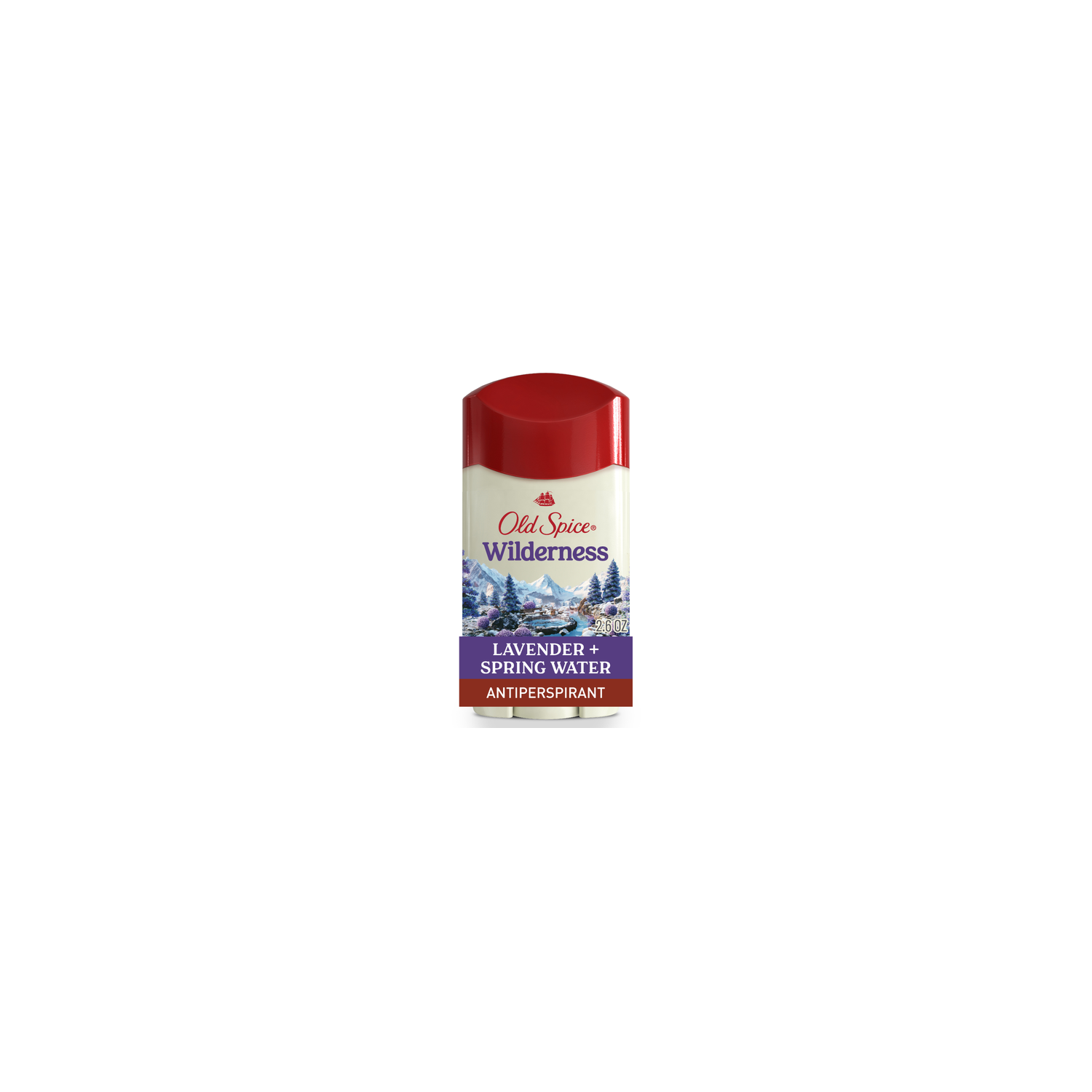Old Spice Men's Antiperspirant & Deodorant Wilderness With Lavender, 24/7 Sweat Protection - 2.6 Ounce Image 1 of 2