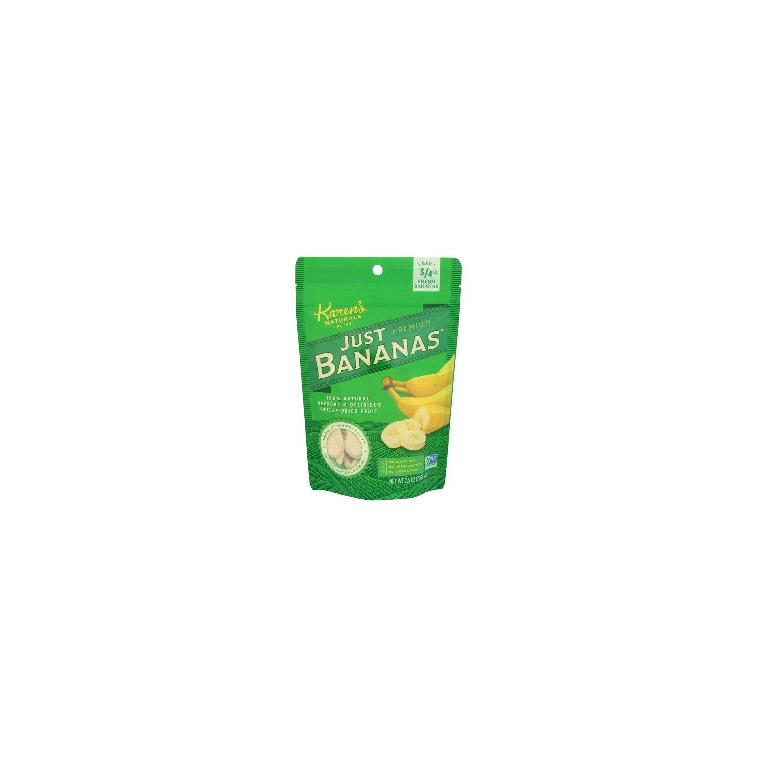 KAREN's Naturals Premium Just Bananas - 2.5 Ounce Image 1 of 4