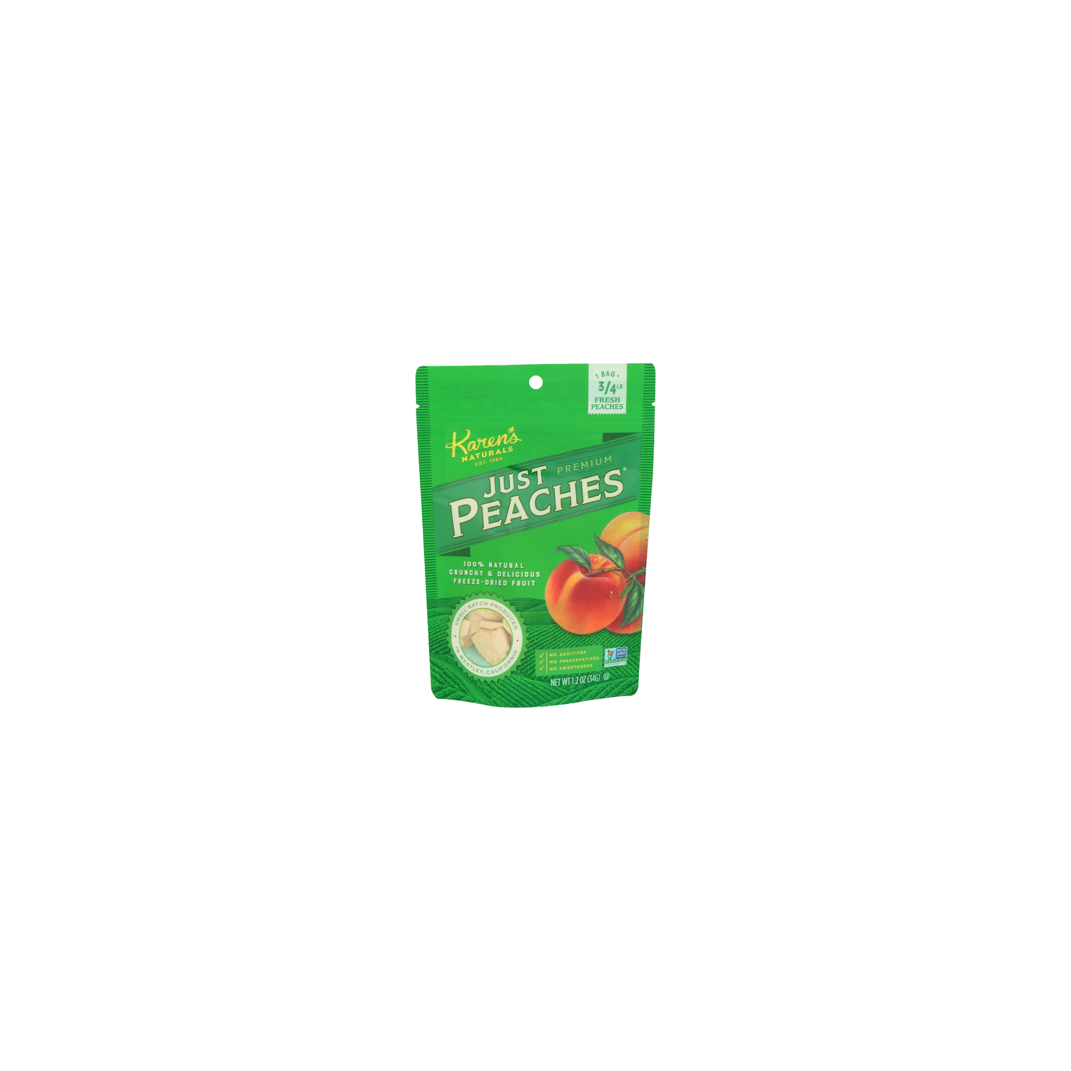 KAREN's Naturals Premium Just Peaches - 1.2 Ounce Image 1 of 4