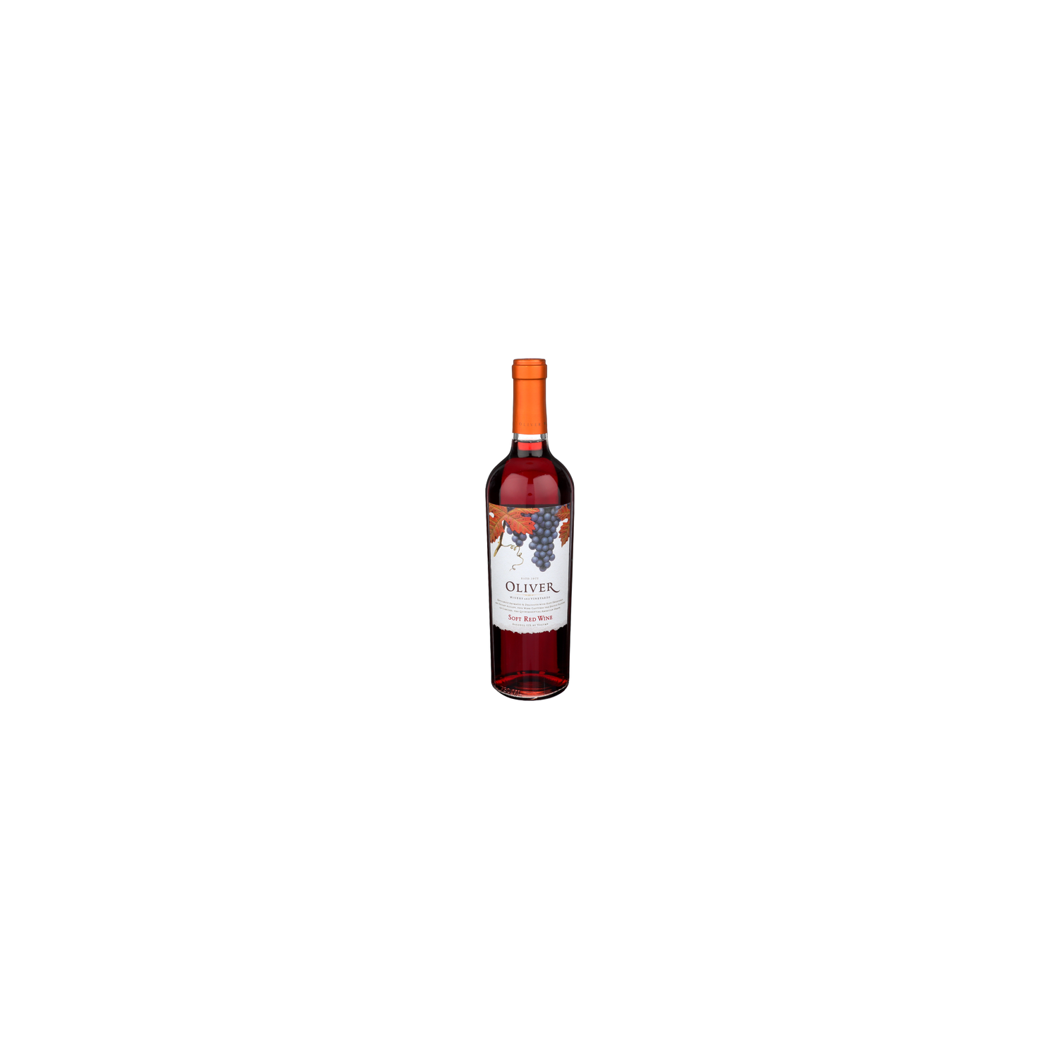 Oliver Winery And Vineyards Soft Red Wine - 750 ml Image 1 of 2
